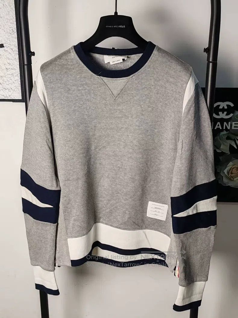 Thom Browne Thom Browne Knit Sweatshirt Size US M / EU 48-50 / 2 - 1 Thumbnail