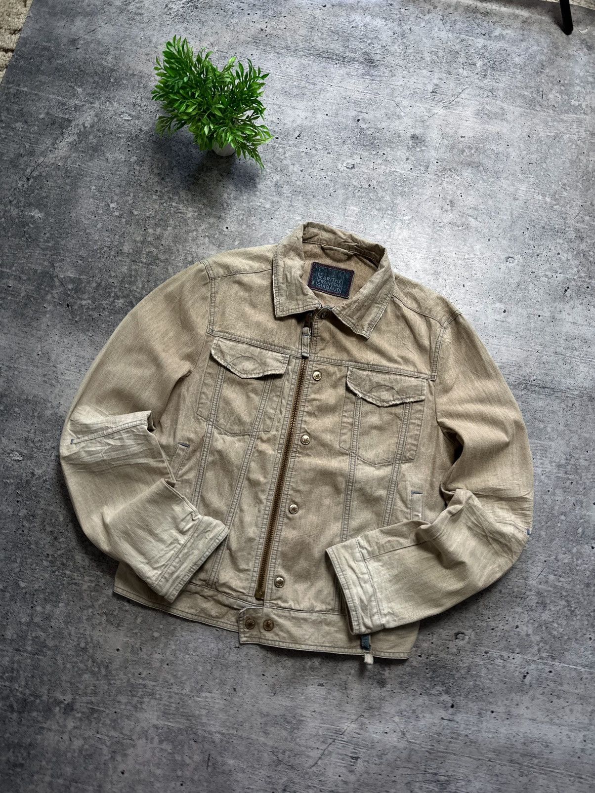 Marithe + Francois Girbaud Vintage Marithe Francois Girbaud Faded Archive Y2K Jacket Size M / US 6-8 / IT 42-44 - 2 Thumbnail