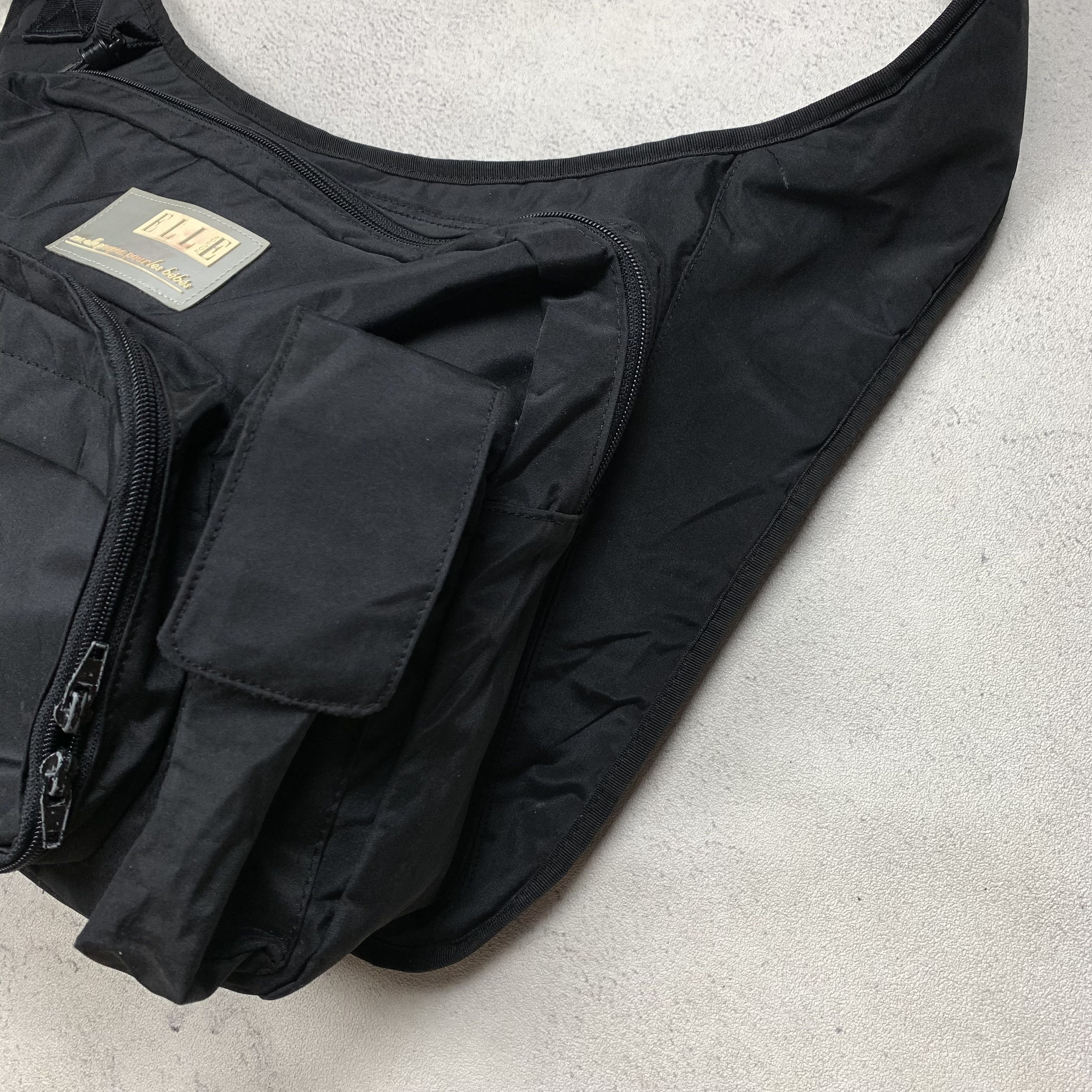 Vintage Elle Nylon Crossbody Bag Utility Multi Pocket Size ONE SIZE - 5 Thumbnail
