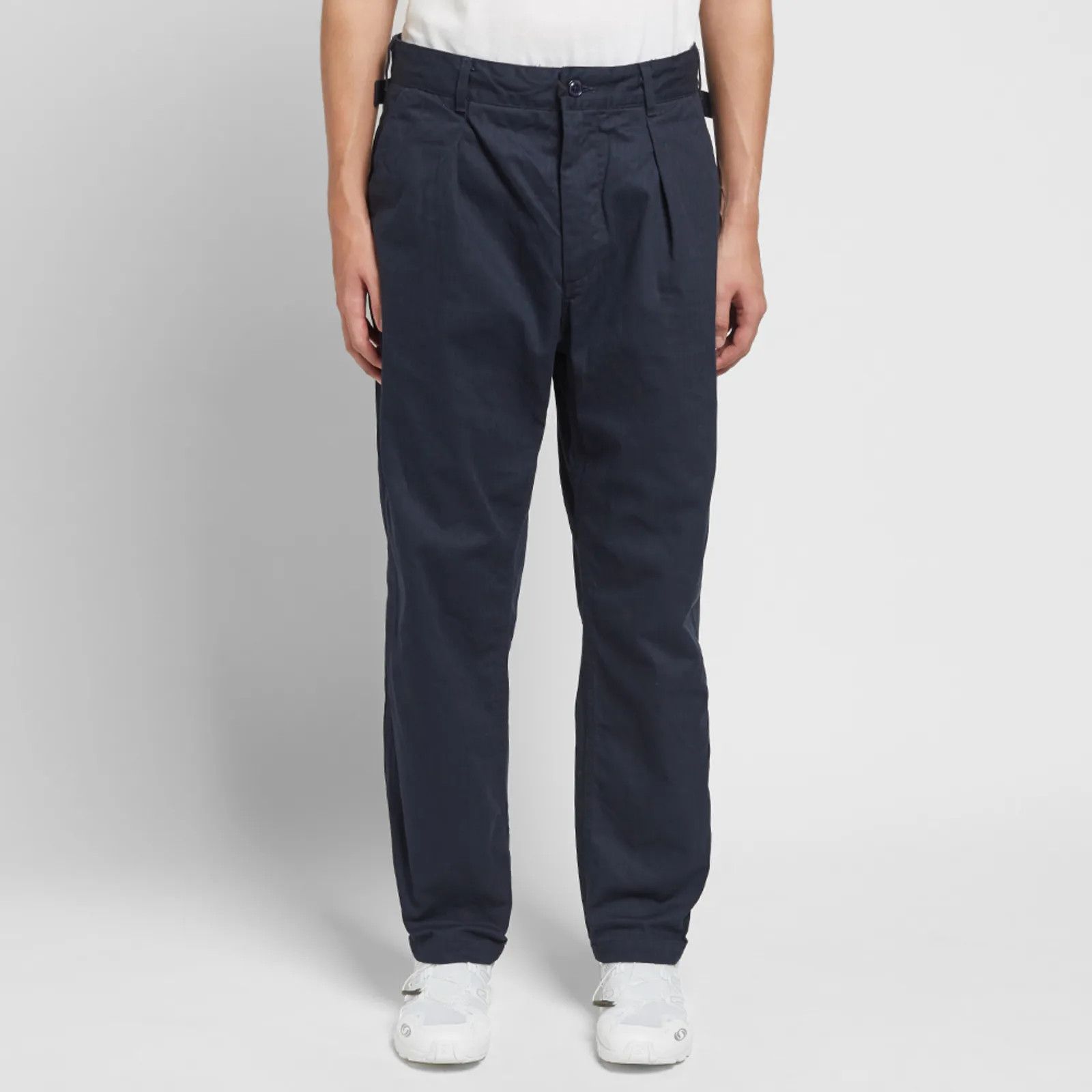 Engineered Garments [S] Herringbone Cotton Ground Pant in Dark Navy (FW19) Size US 32 / EU 48 - 13 Thumbnail