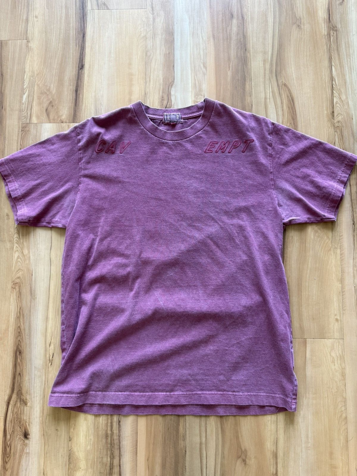 Cav Empt Cav Empt Red Over-dyed T-Shirt Size US L / EU 52-54 / 3 - 1 Thumbnail