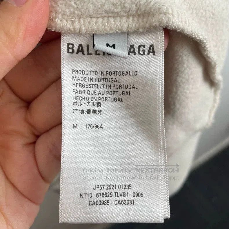 Balenciaga Balenciaga Double Ring Embroidered Sweatshirt. Size US M / EU 48-50 / 2 - 3 Thumbnail