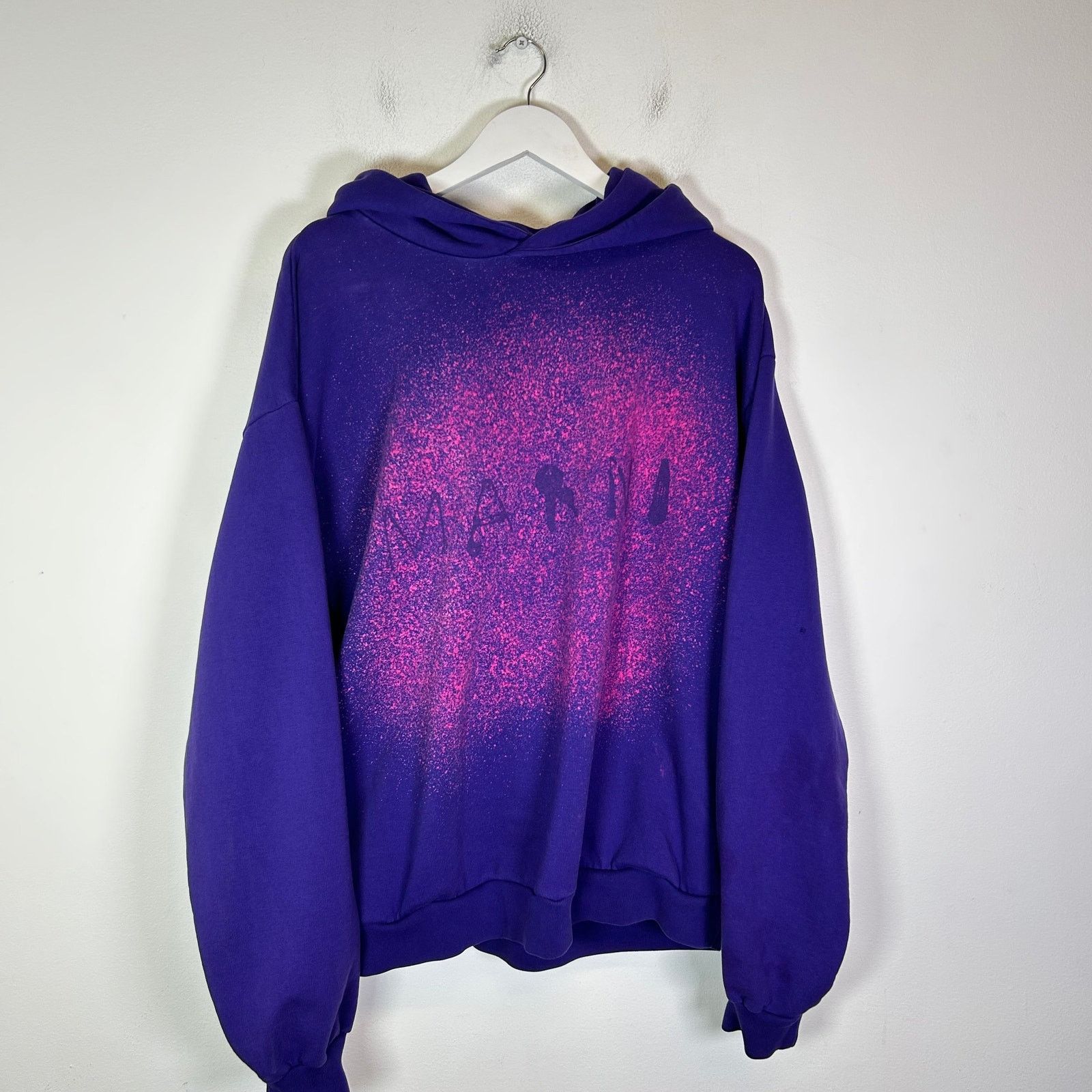 Marni Marni Spray Paint Logo Hoodie Size US S / EU 44-46 / 1 - 1 Thumbnail