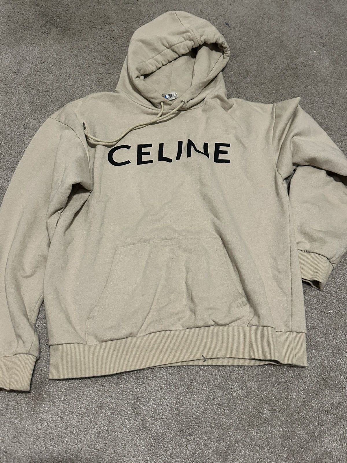 Celine Celine Loose Cotton Fleece Hoodie Size US M / EU 48-50 / 2 - 1 Thumbnail