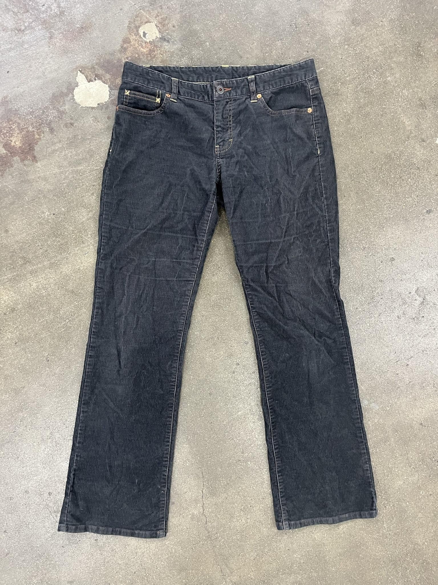 image of Diesel x Polo Ralph Lauren 2000's Polo Jeans Co Boot Cut Corduroy Pants in Black, Men's (Size 30)