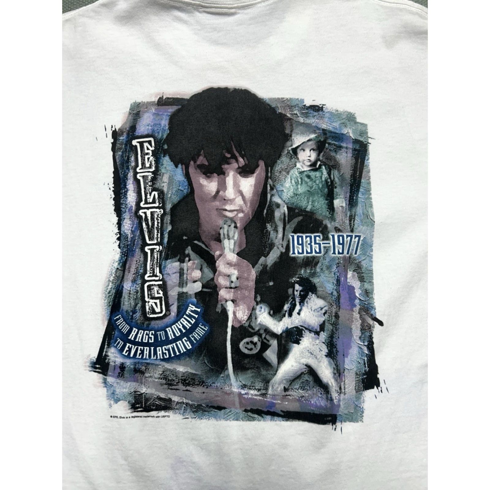 Hard Rock Cafe VINTAGE Hard Rock Cafe T-Shirt Elvis Music Skydome Toronto Canada White XL Men Short Sleeve 90s Graphic Shirt Size US XL / EU 56 / 4 - 2 Thumbnail
