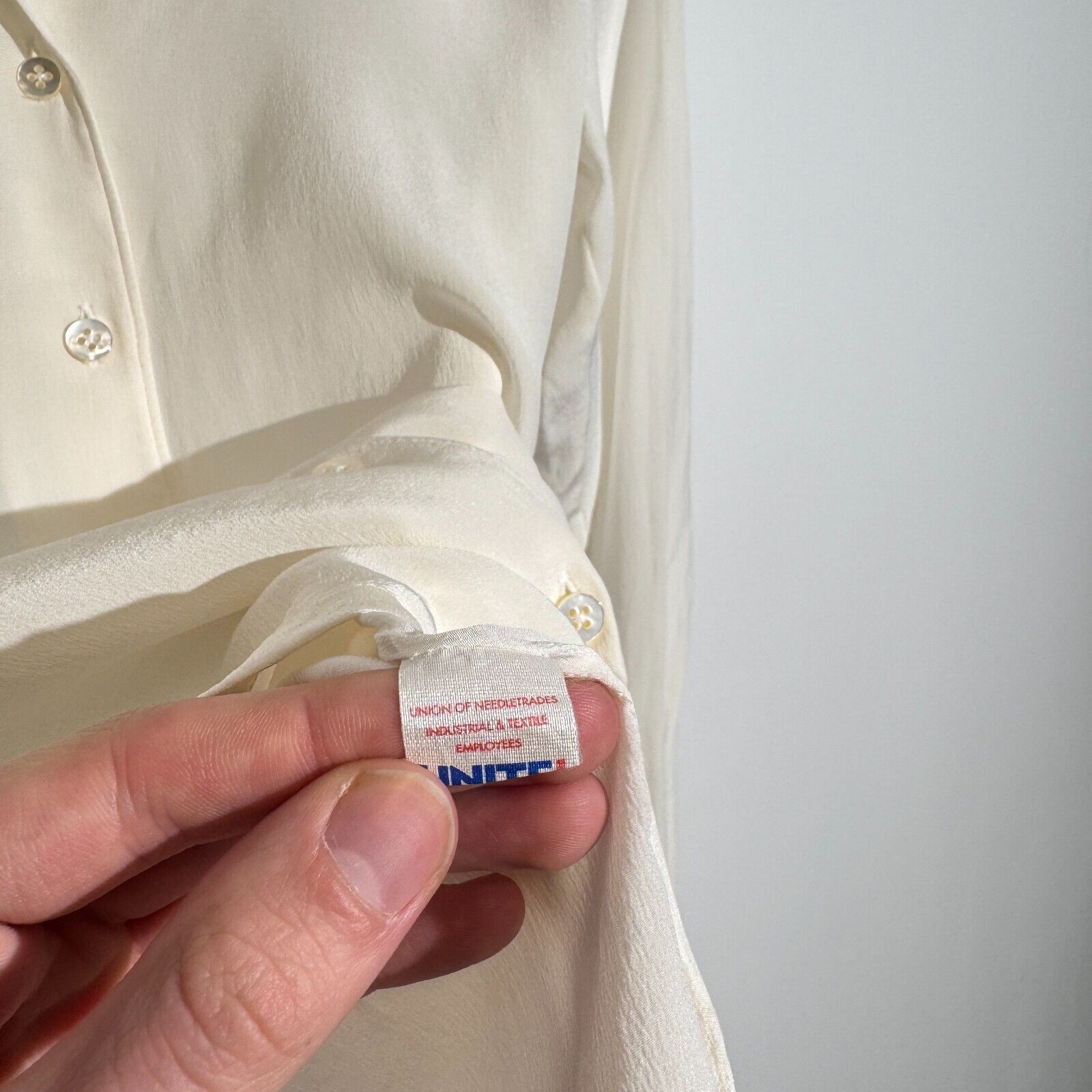 Lauren Ralph Lauren × Vintage Ralph Lauren Purple Label Women's White Silk Shirt Size 6US Size US S / EU 44-46 / 1 - 8 Thumbnail