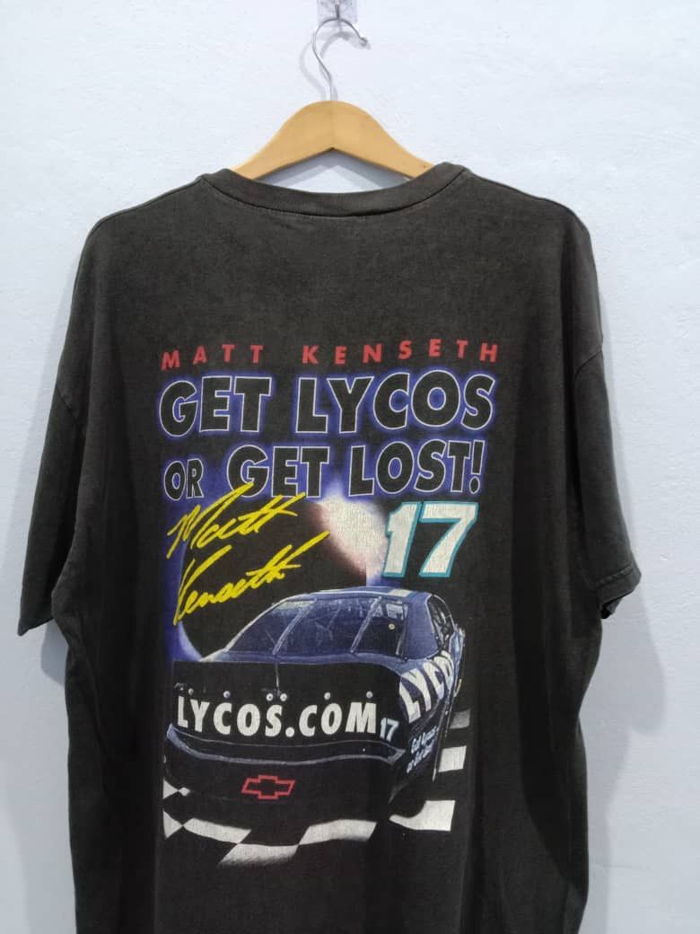 Vintage VINTAGE 90’S NASCAR MATT KENSETH OVERPRINT TEES SIZE XL Size US XL / EU 56 / 4 - 11 Thumbnail