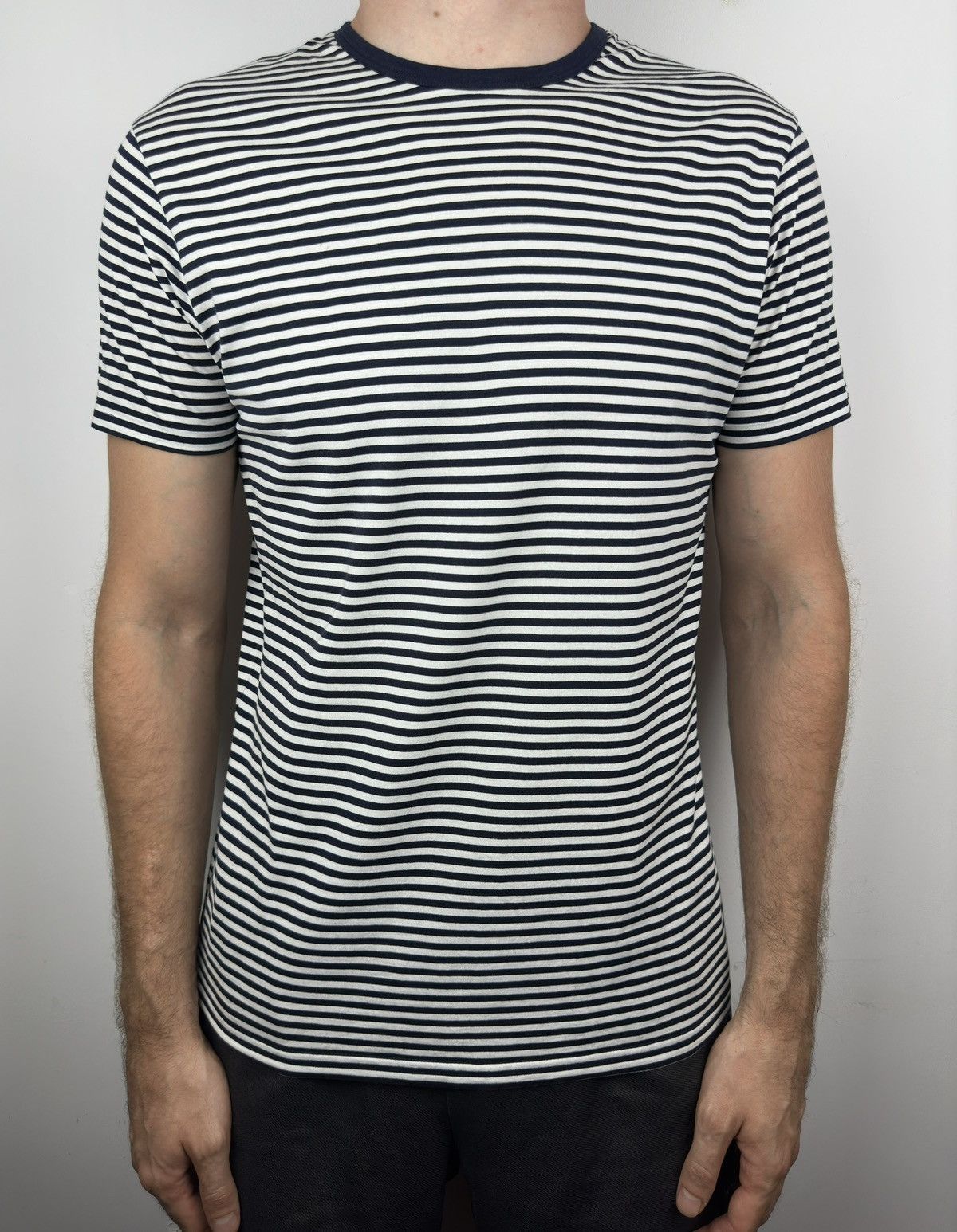 Sunspel Sunspel Basic Srtipe T Shirt Tee Size US L / EU 52-54 / 3 - 4 Thumbnail