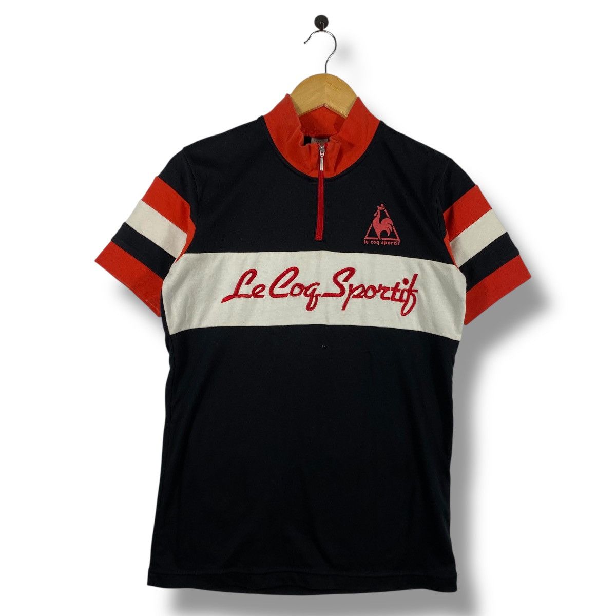 Vintage LE COQ SPORTIF France Tricolours Cycling Jersey