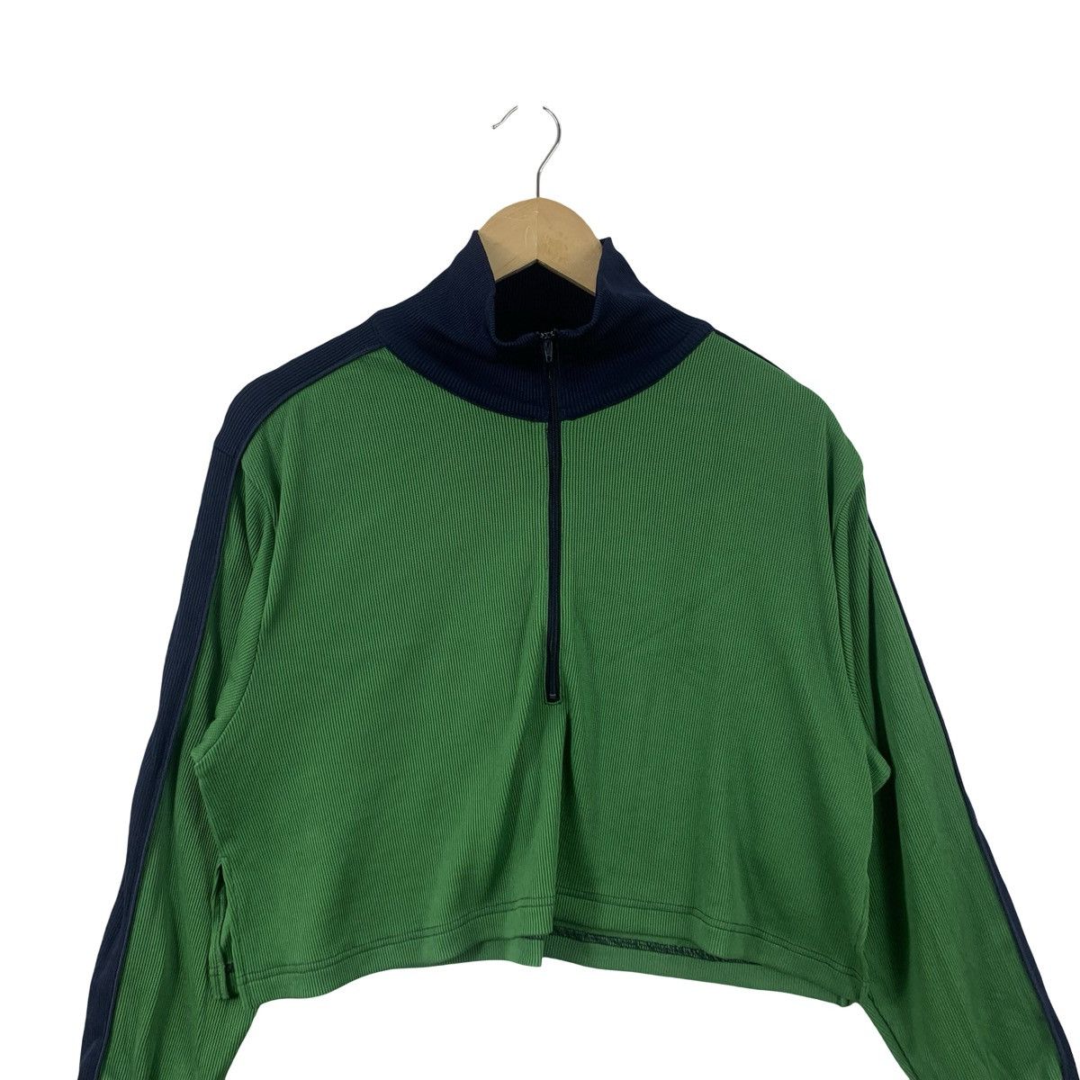 Beams Plus BEAMS BOY Cropped Quarter Zip Knit Pullover Size L / US 10 / IT 46 - 5 Thumbnail