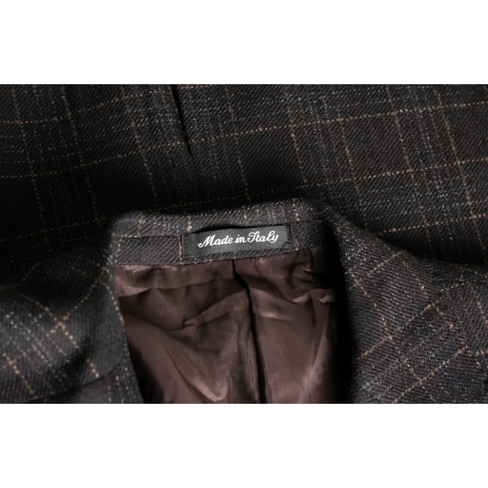 Pal Zileri VINTAGE Pal Zileri Blazer Jacket Men 46 Wool Check Brown MId-Length Formal Casual 4 Seasons Mens Size 46R - 5 Thumbnail