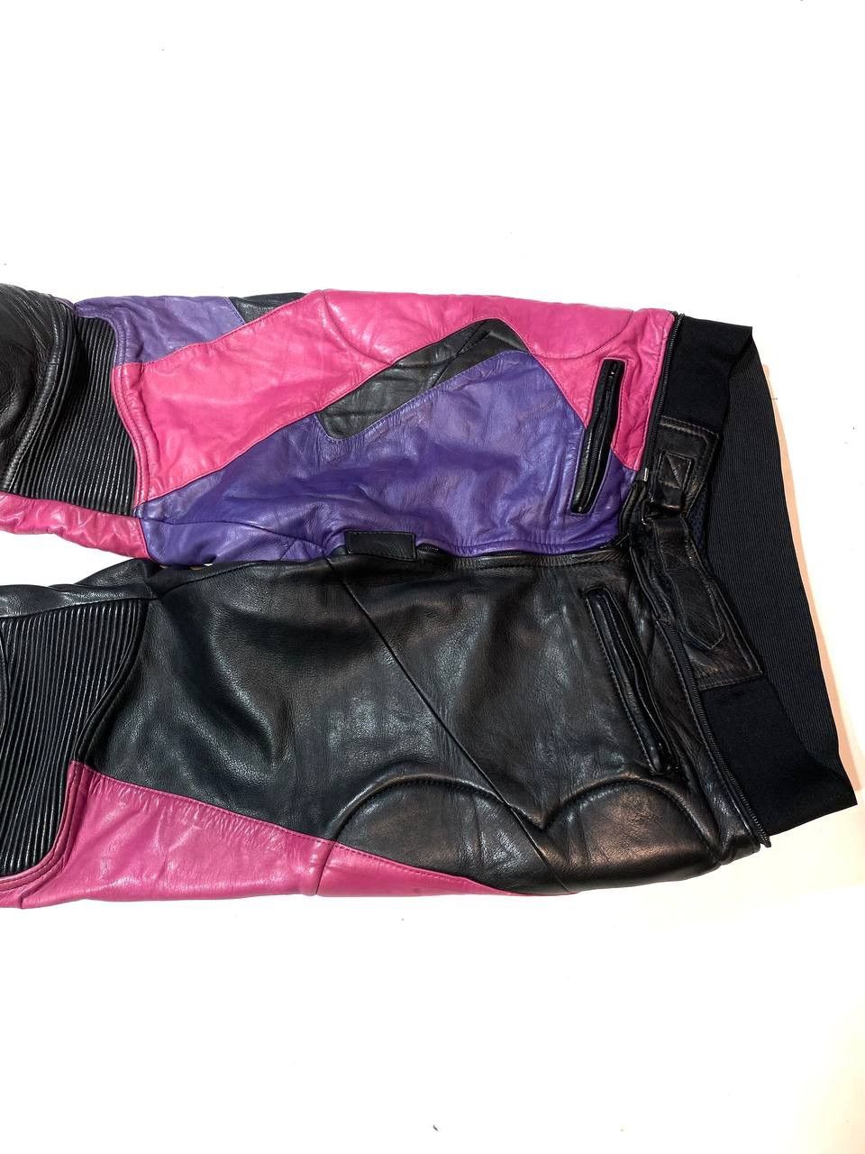 Vintage Frank Thomas Avangarde Racing Moto Leather Pants Vintage Size US 32 / EU 48 - 2 Thumbnail