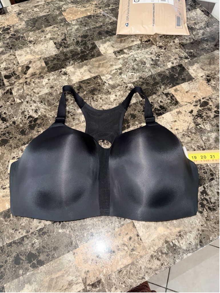 Nike NIKE RIVAL PLUS SIZE SPORT BRA BLACK HIGH SUPPORT SIZE 44E Size ONE SIZE - 4 Thumbnail