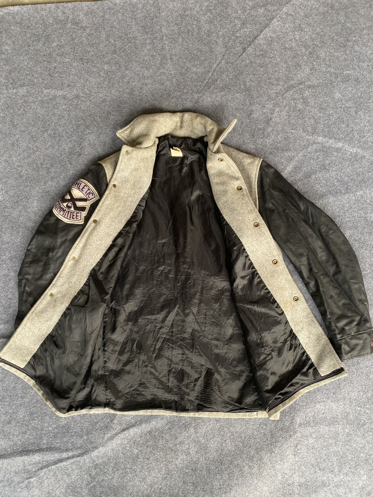 Vintage Vintage athletic committee leather arm jacket Size US M / EU 48-50 / 2 - 13 Thumbnail