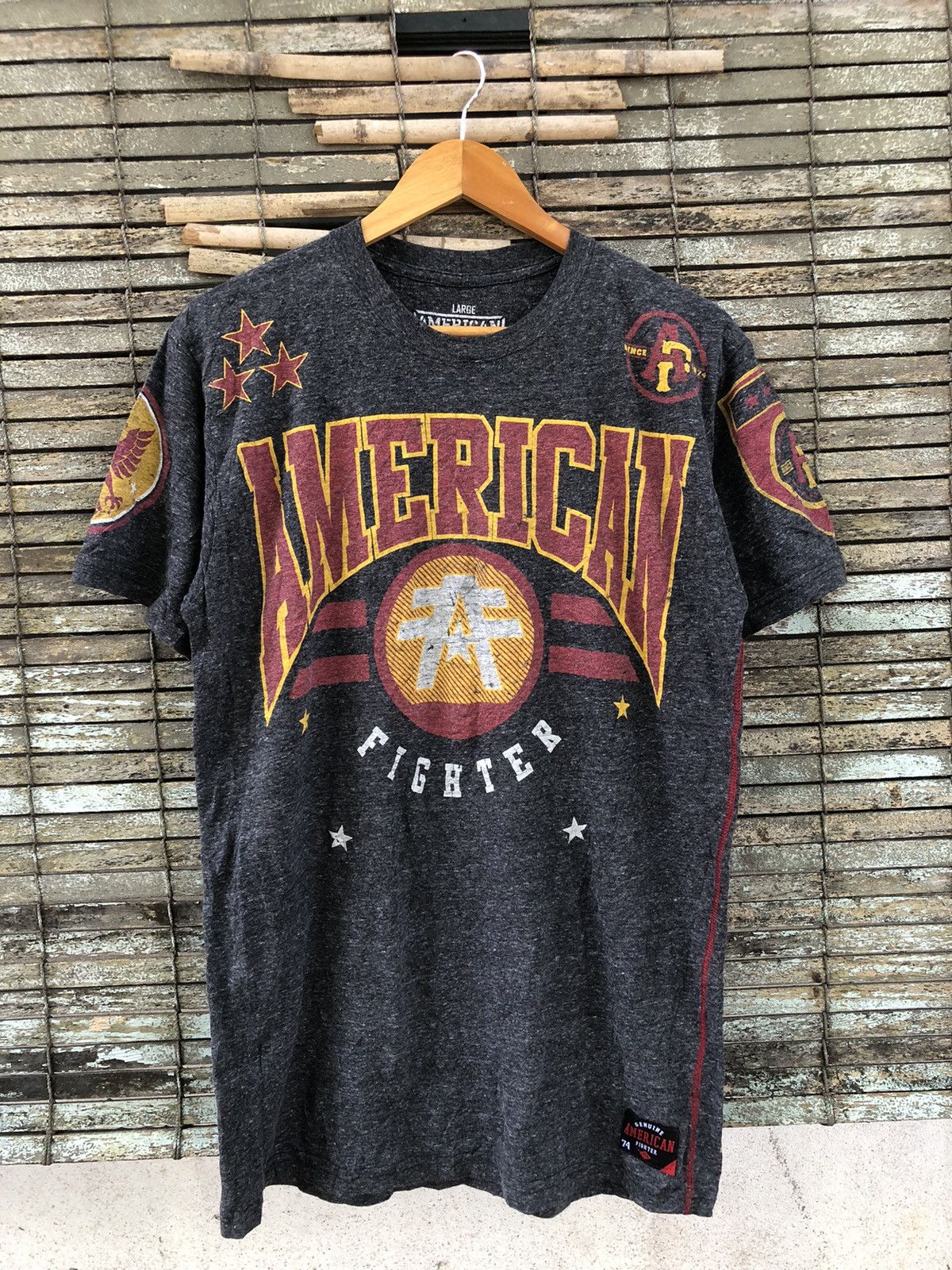 Affliction × Vintage OVP American Fighter By Affliction Tshirt Size US L / EU 52-54 / 3 - 10 Thumbnail