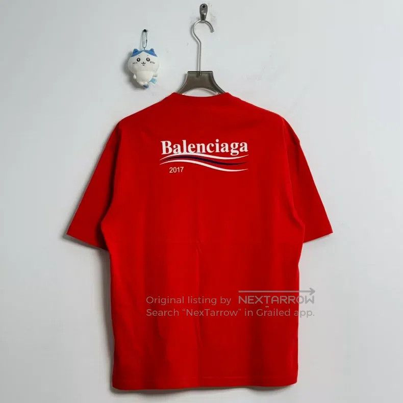Balenciaga Balenciaga Red Coke Short Sleeve S Size Size US S / EU 44-46 / 1 - 2 Thumbnail