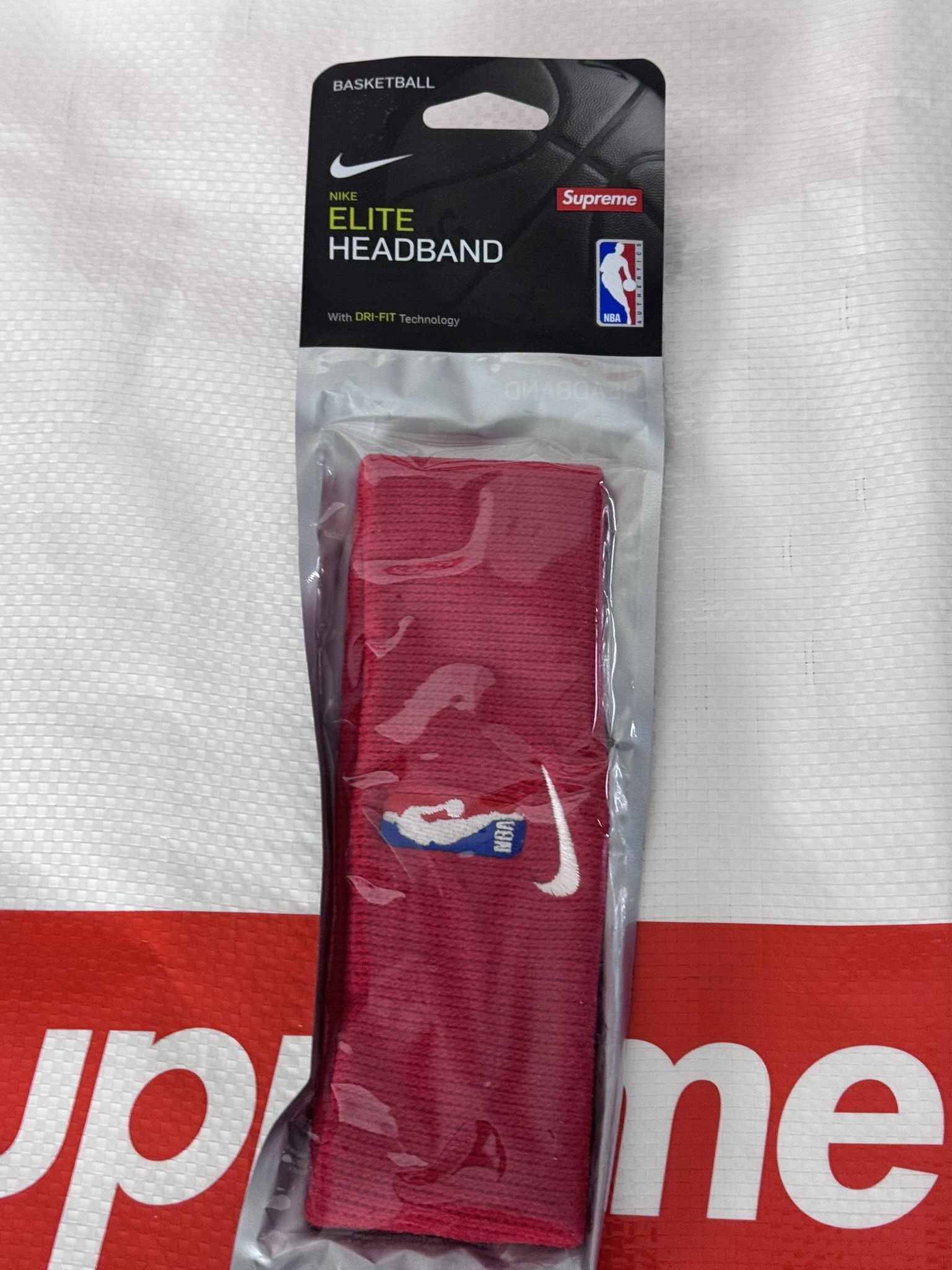 Supreme Supreme Nike NBA Headband Red ss 19 | Grailed