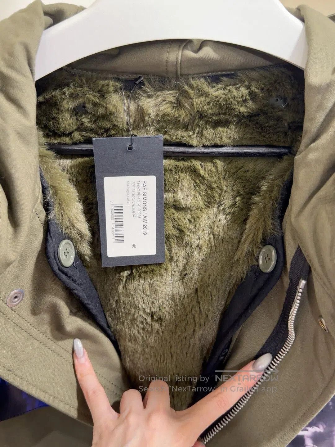 Raf Simons Raf Simons Green Oversized Coat. Size US M / EU 48-50 / 2 - 2 Thumbnail
