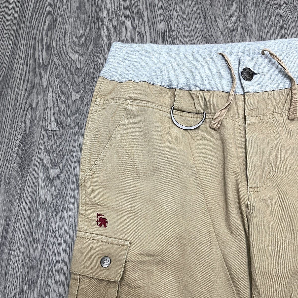 Japanese Brand Gotcha Cargo Baggy Pant Embroidery Pocket Lgb Style 🟥 Size US 32 / EU 48 - 4 Thumbnail