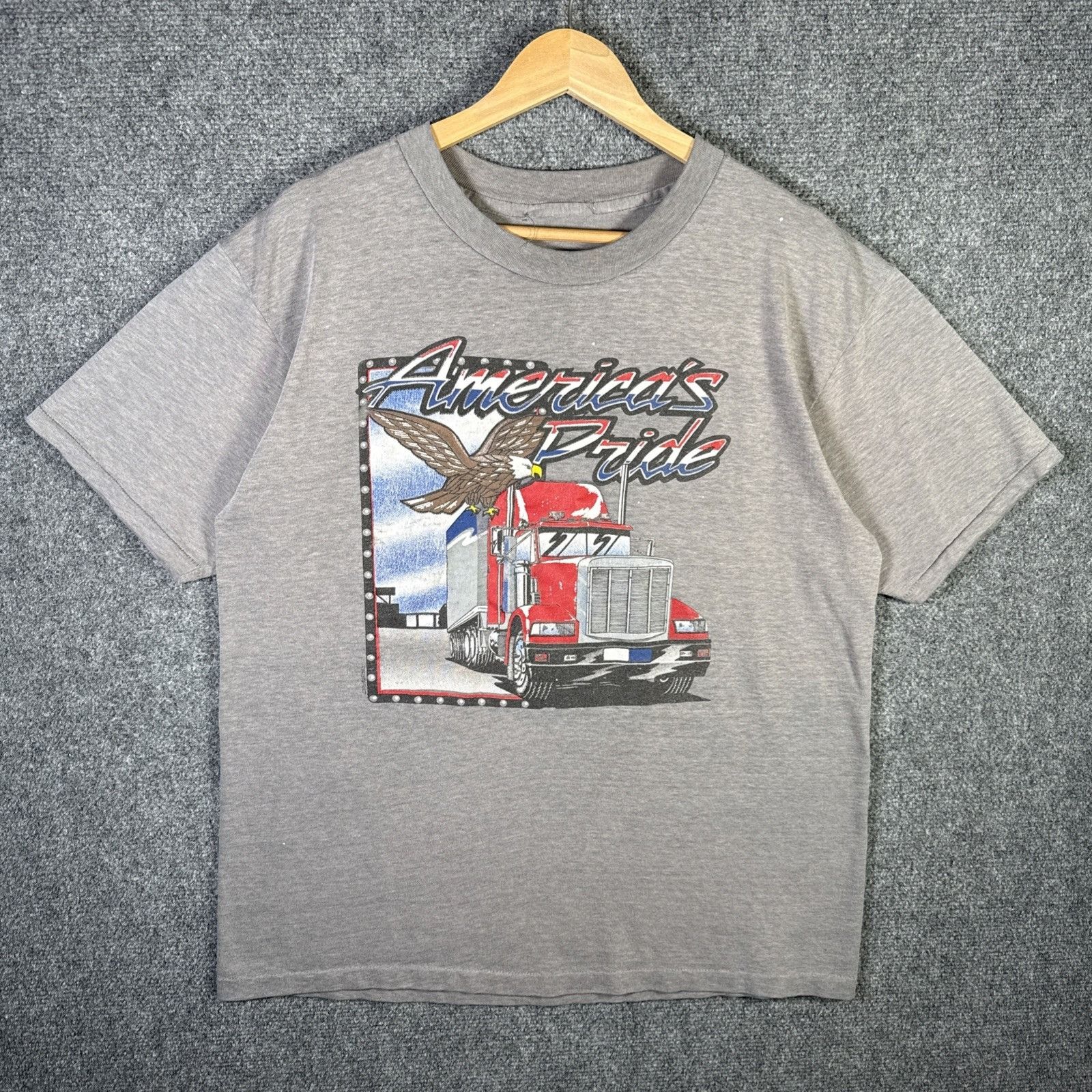 Harley Davidson Vintage Harley Davidson Shirt Mens Large Gray 80s Trucker Size US L / EU 52-54 / 3 - 2 Thumbnail