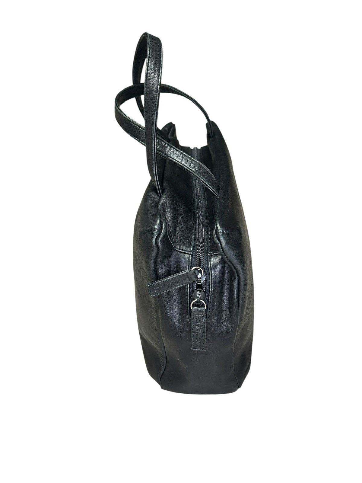 Helmut Lang 90s Leather Handbag Size ONE SIZE - 2 Thumbnail