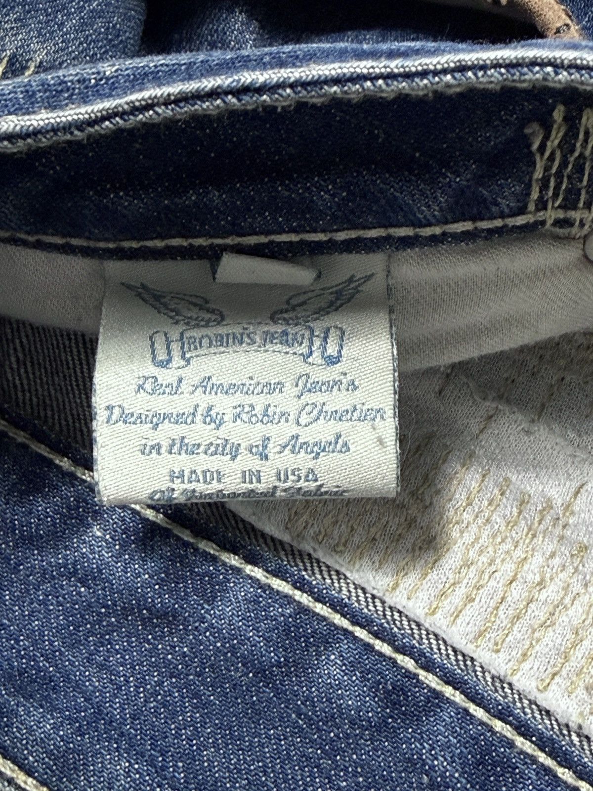Robins Jeans Robins jeans blue jeans straight Y2K blue brown Size US 34 / EU 50 - 14 Thumbnail