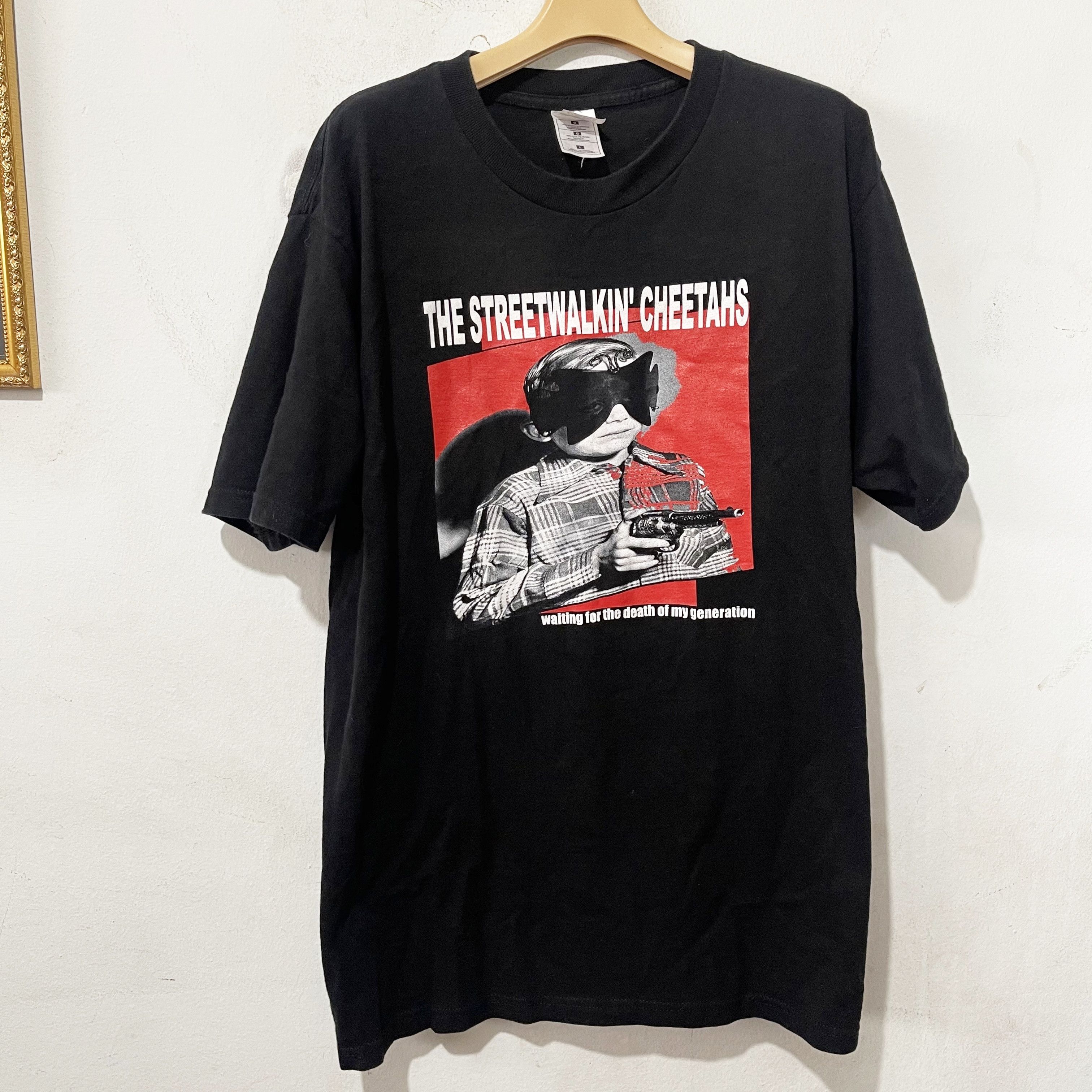Band Tees Vintage 90s The Streetwalkin’ Cheetahs Band T-Shirt Size US L / EU 52-54 / 3 - 1 Thumbnail