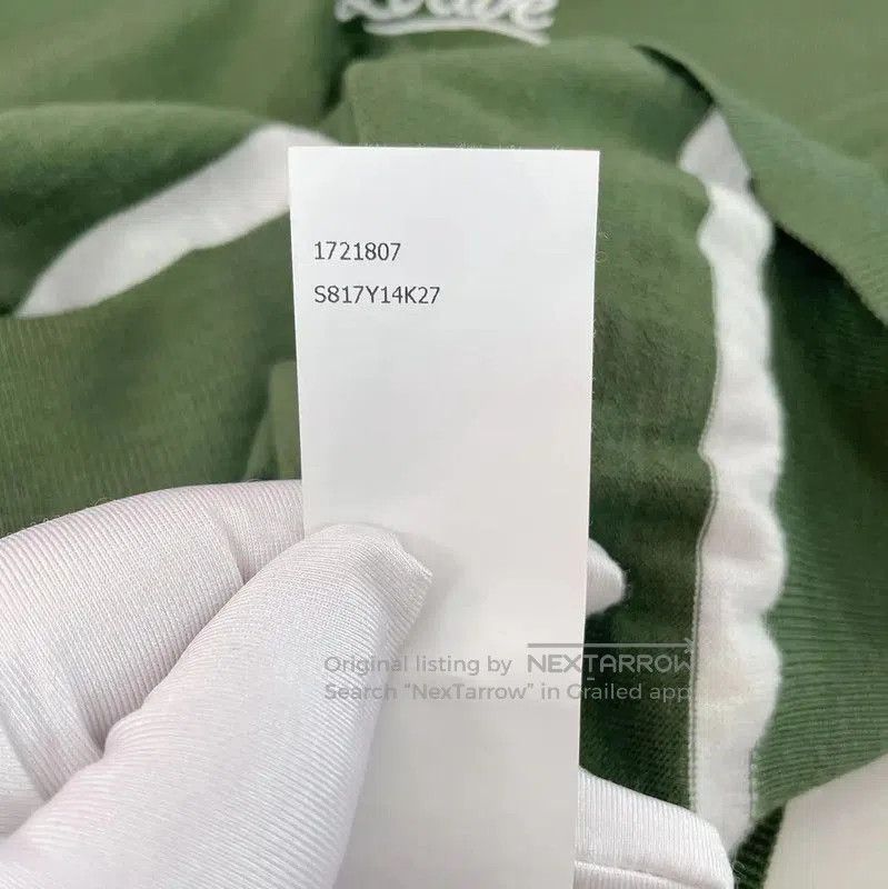 Loewe Loewe Green Wool Short Sleeve Knit Top . Size XS / US 0-2 / IT 36-38 - 7 Thumbnail