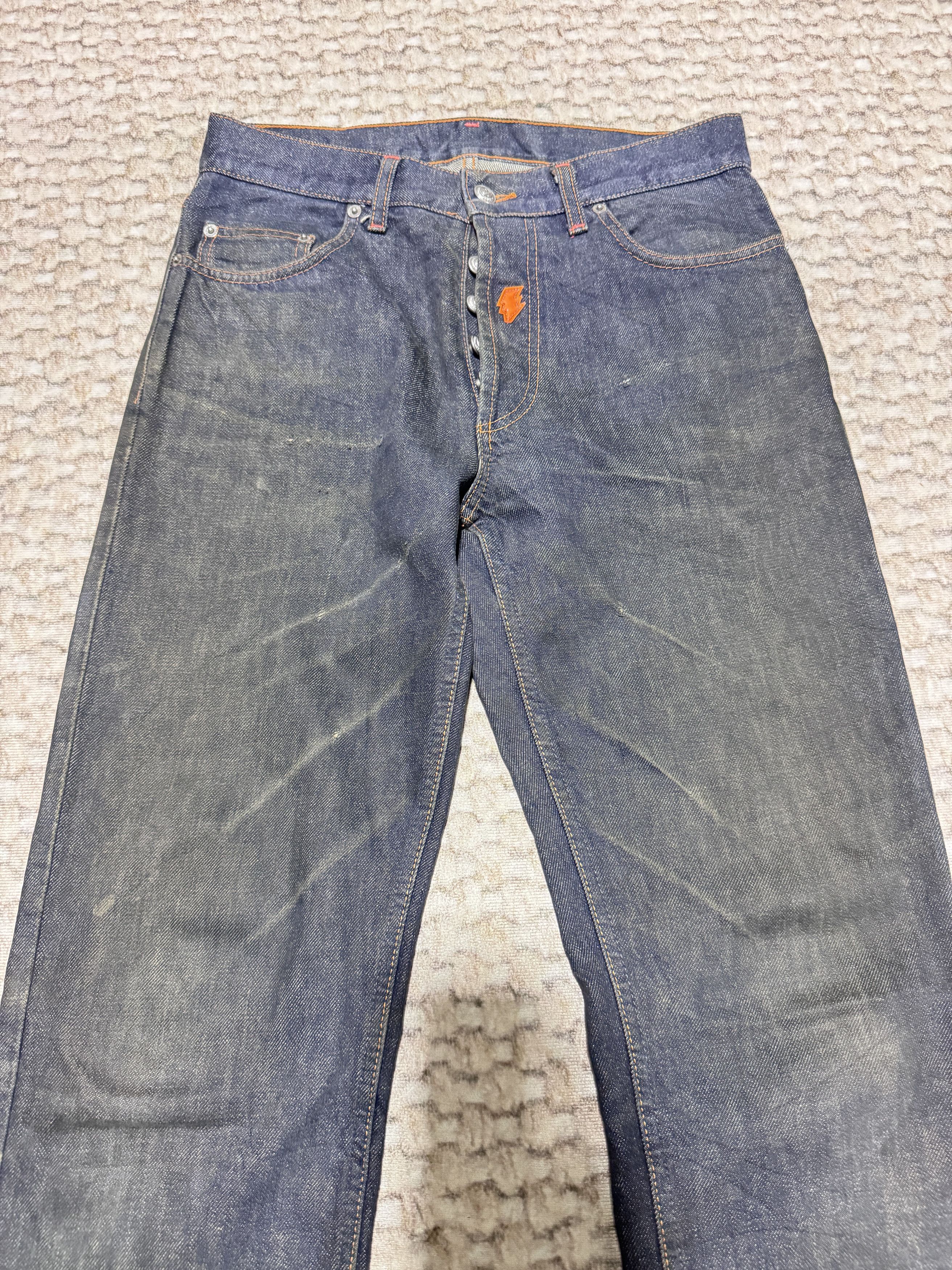 W&LT Vintage W&LT Walter Van Beirendonck Distressed Jeans Size US 30 / EU 46 - 3 Thumbnail