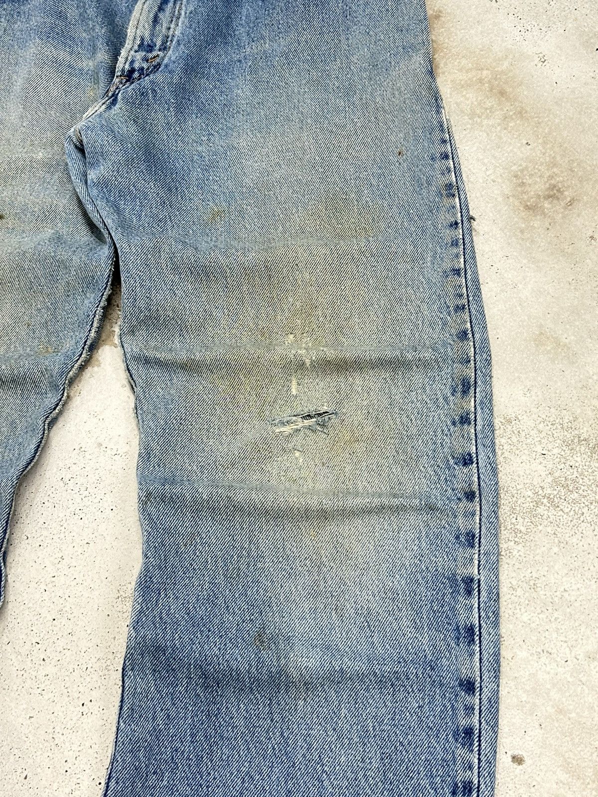 Levi's Vintage Levis 517 Boot Cut Jeans Stonewashed Size US 35 - 5 Thumbnail