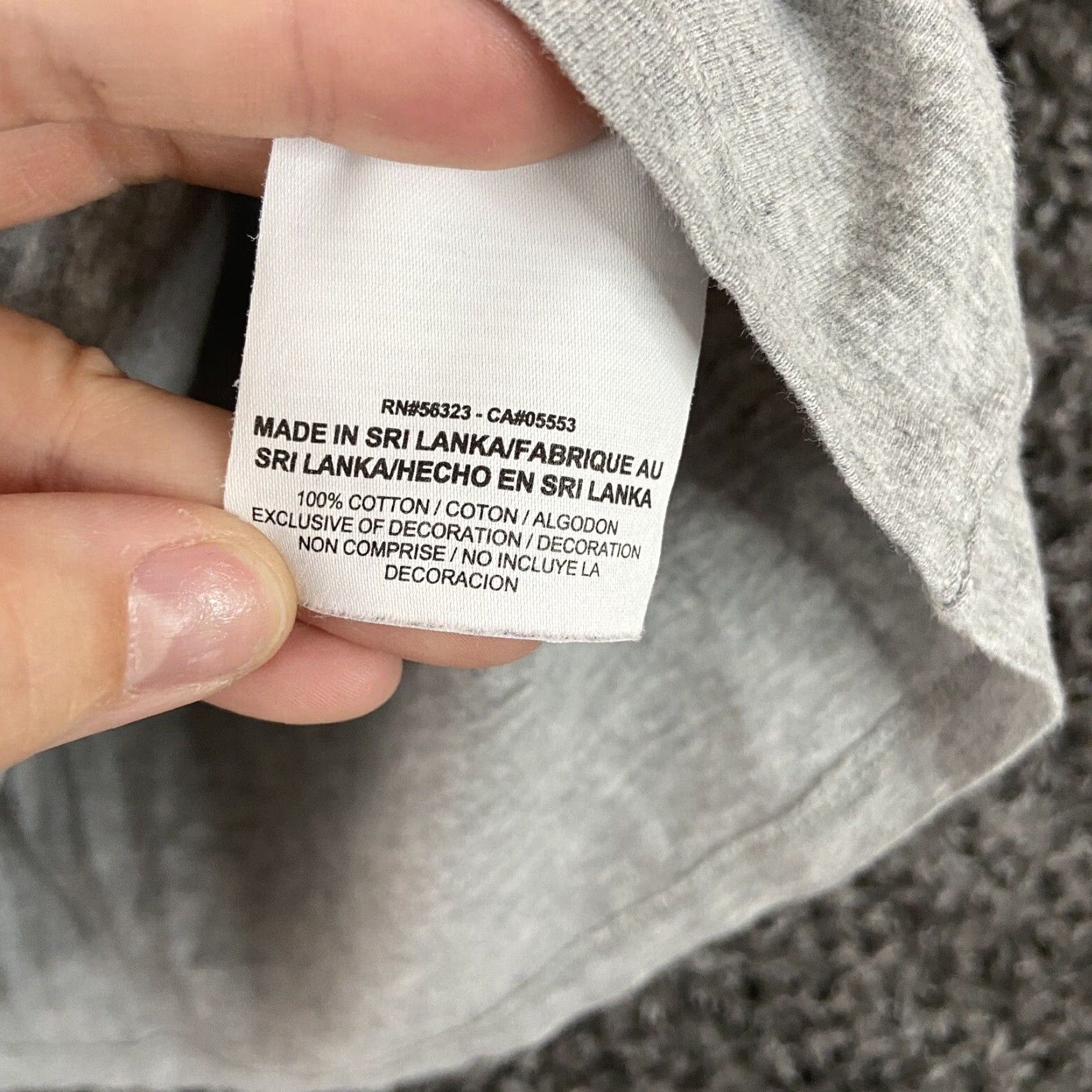 Nike Nike Gray Slim Fit Athletic T-Shirt XL Short Sleeve Activewear Womens Size XL / US 12-14 / IT 48-50 - 7 Thumbnail
