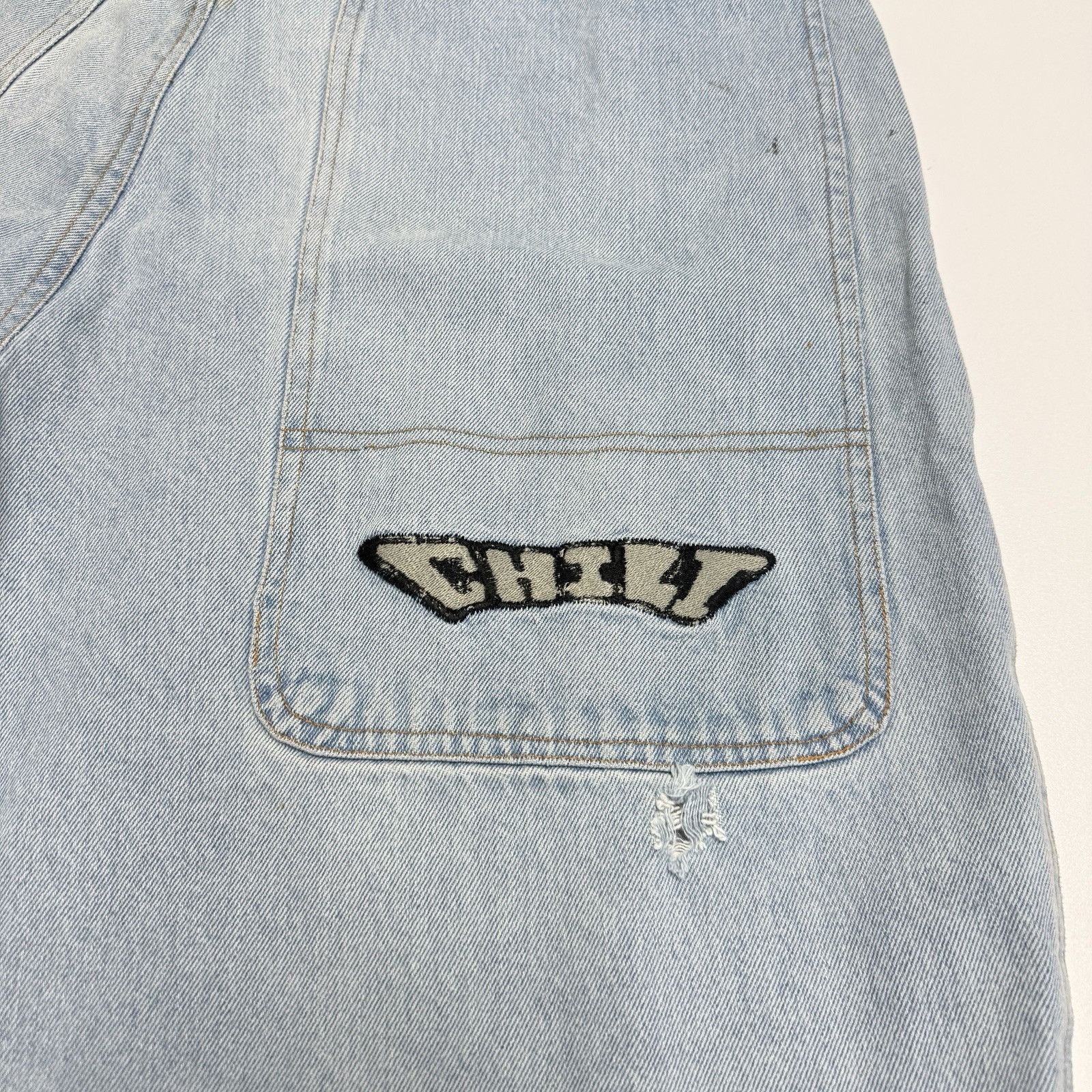 Vintage Vintage Hot Chili Blues Baggy Denim Shorts Size 36 (34x13) 9 Size US 36 / EU 52 - 11 Thumbnail