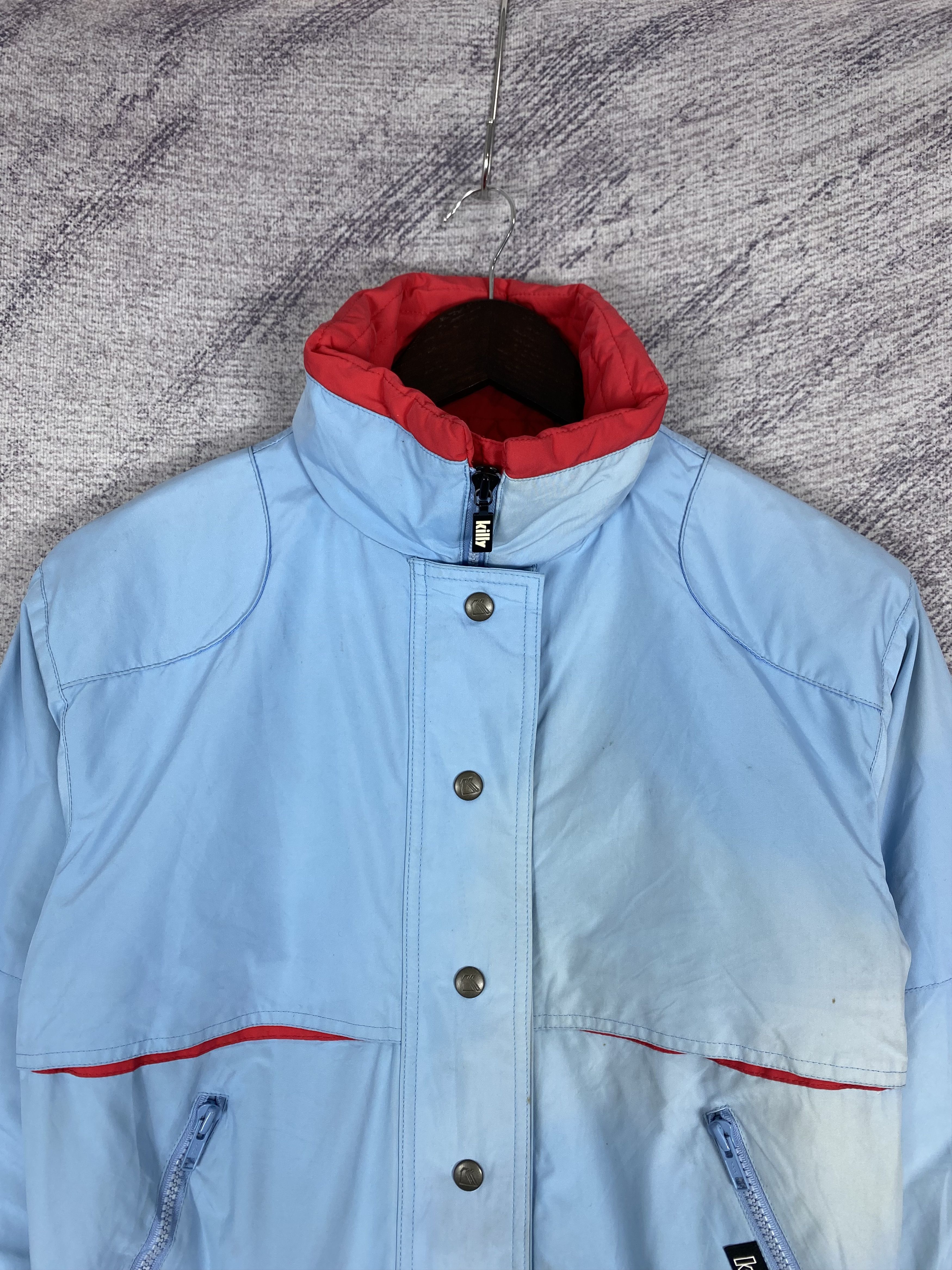 Asics Vintage Killy Asics Little Faded Full Zip Bombers Jacket Size US XS / EU 42 / 0 - 2 Thumbnail