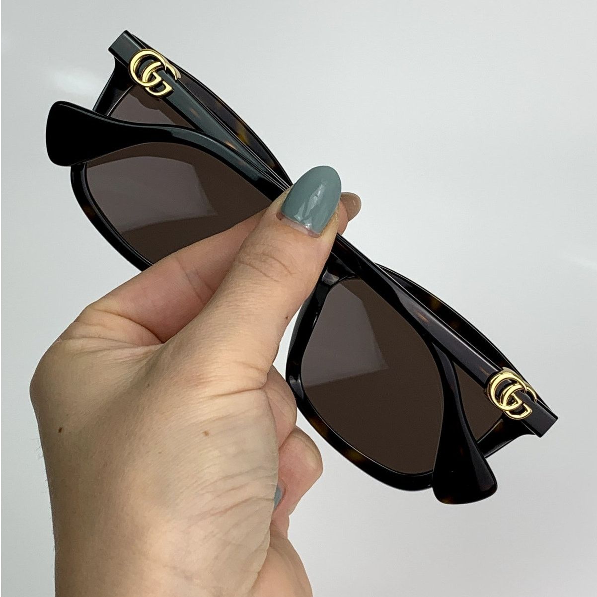 Gucci Gucci Sunglasses GG1596SK 003 Dark Havana/Dark Brown Unisex Size ONE SIZE - 9 Thumbnail