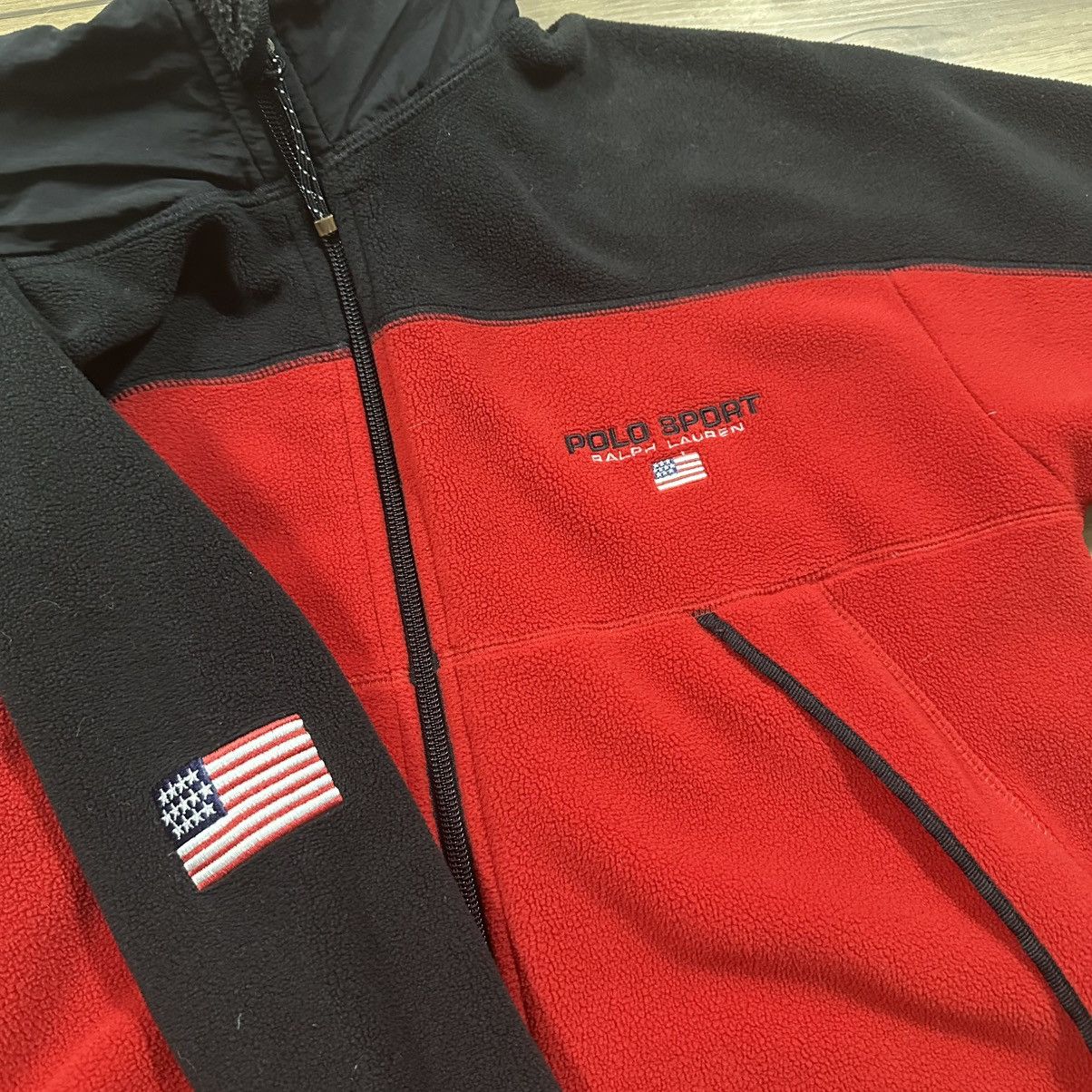 Ralph Lauren Vintage 90s Polo Sport Ralph Lauren Polartec Fleece Jacket Size US S / EU 44-46 / 1 - 5 Thumbnail