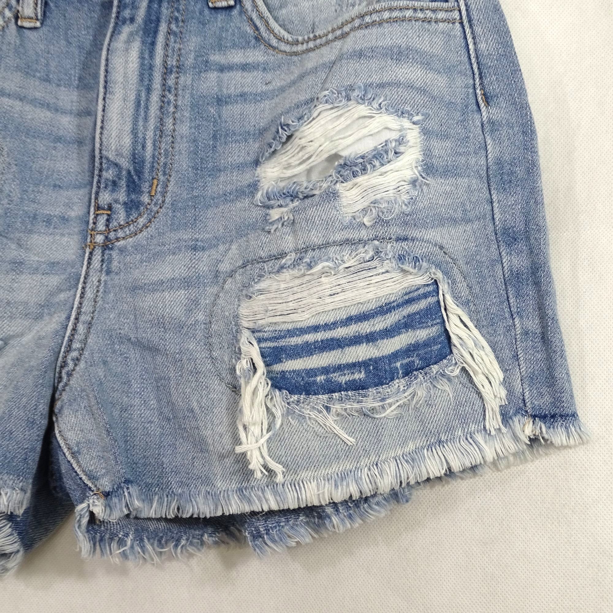 Judy Blue KanCan Estilo Distressed Ripped Denim Cut Off Shorts Size S Size 28" / US 6 / IT 42 - 2 Thumbnail
