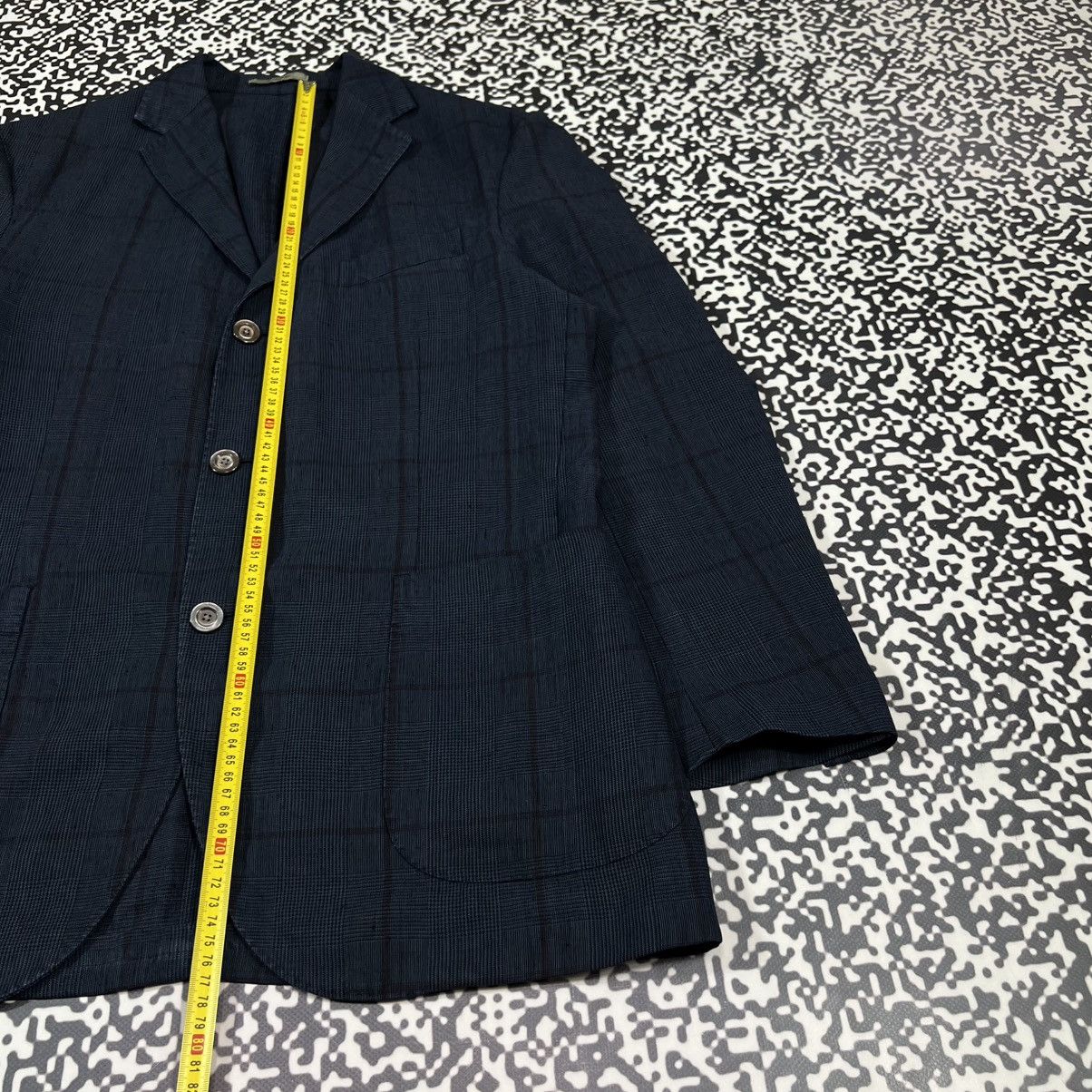 Boglioli BOGLIOLI K Jacket Linen Checked Blazer Luxury Casual Style Size 40R - 23 Thumbnail