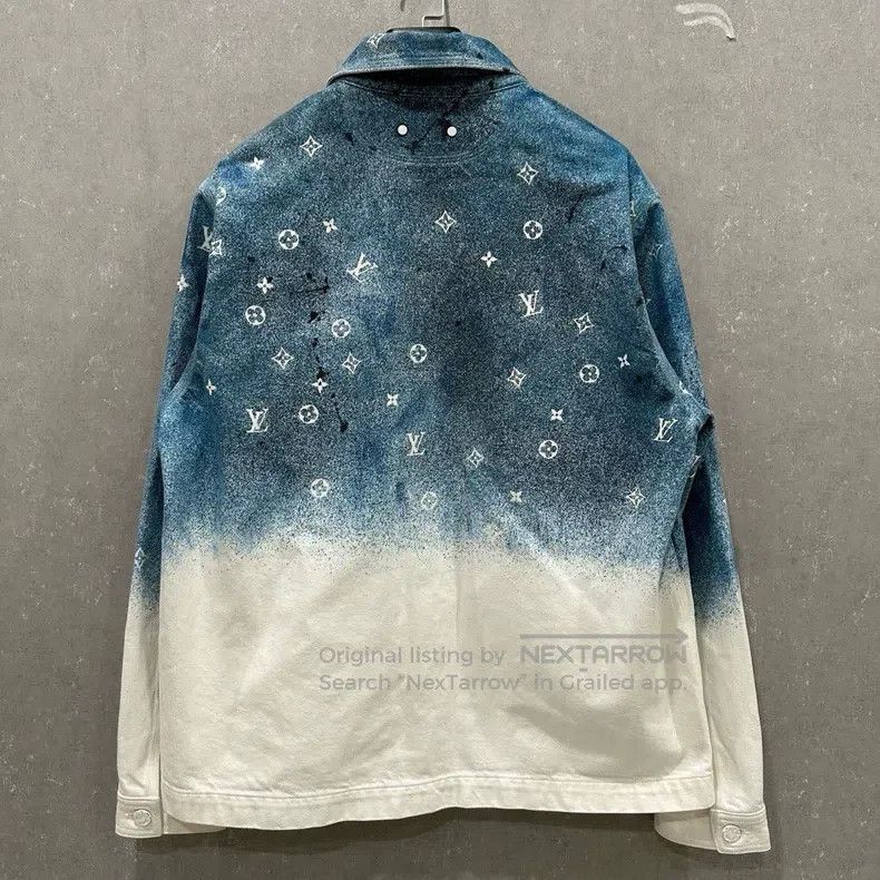 Louis Vuitton Louis Vuitton Star Gradient Denim Jacket Size US L / EU 52-54 / 3 - 2 Thumbnail