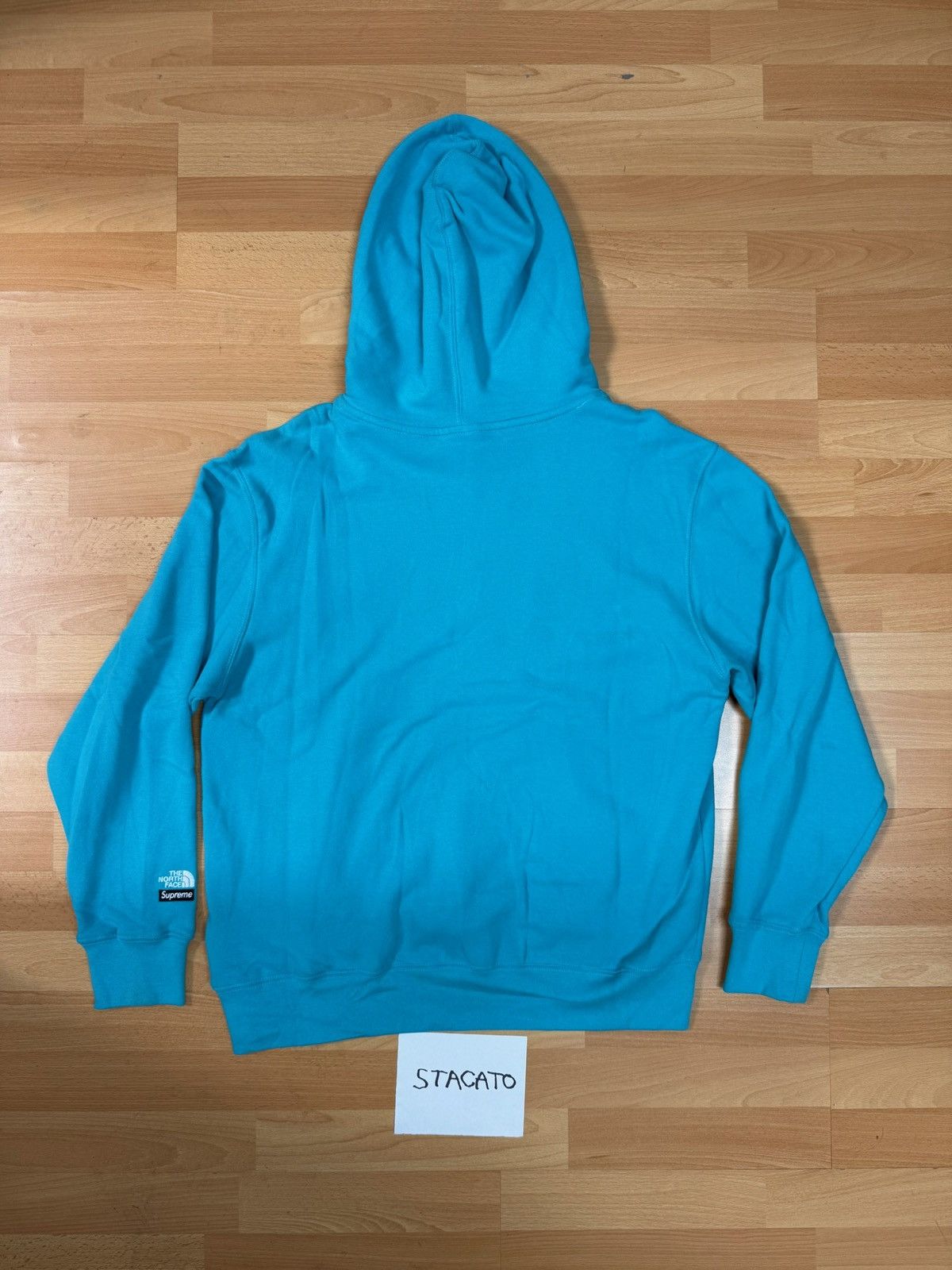 Supreme × The North Face Supreme x The North Face Lenticular Hoodie Teal Medium FW21 Size US M / EU 48-50 / 2 - 4 Thumbnail