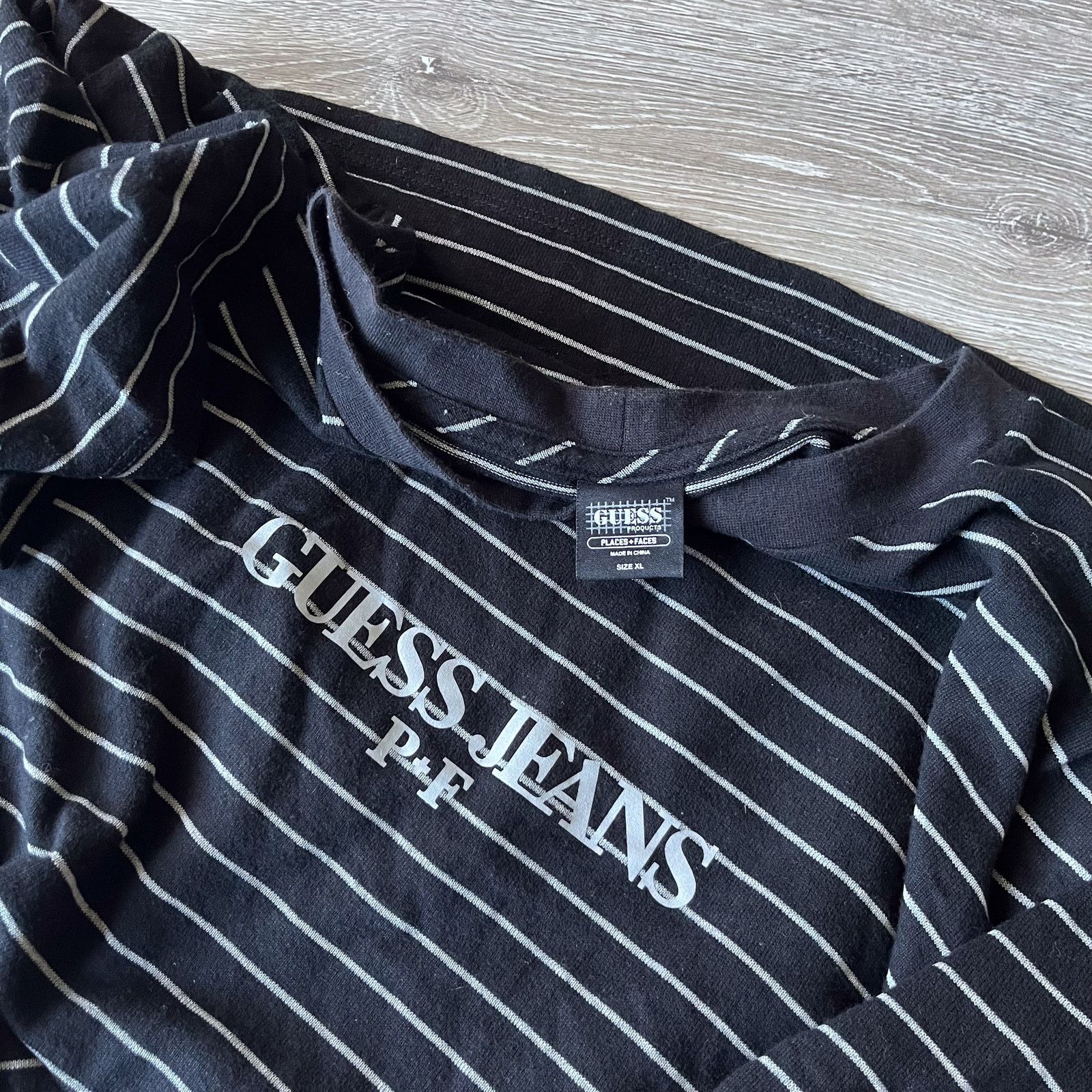 Guess Guess × Places + Faces 2018 Collab 3M Reflective T Shirt XL Size US XL / EU 56 / 4 - 6 Thumbnail