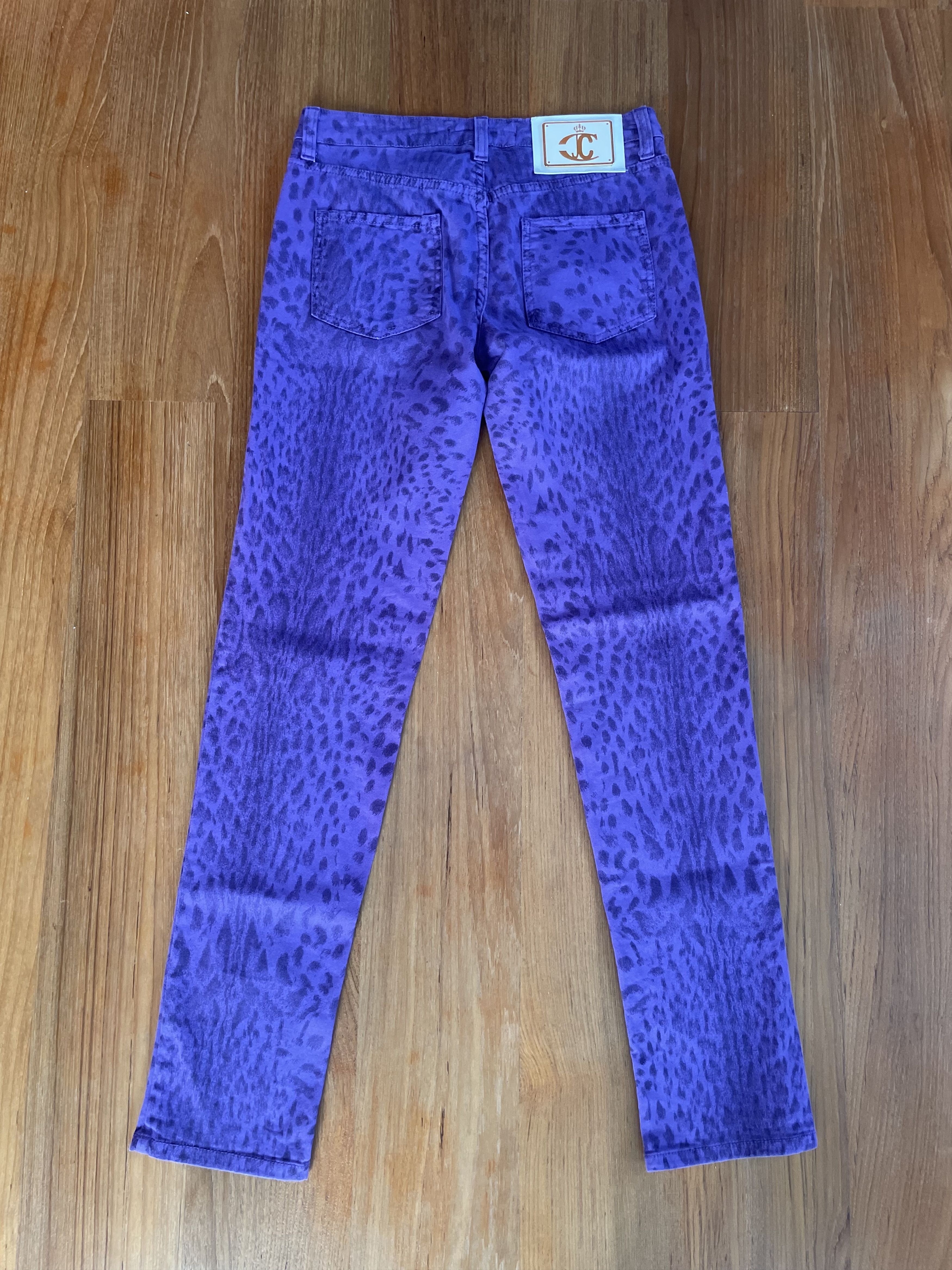 Roberto Cavalli × Vintage Roberto Cavalli y2k Vintage Full Print Pants Size 28" / US 6 / IT 42 - 6 Thumbnail