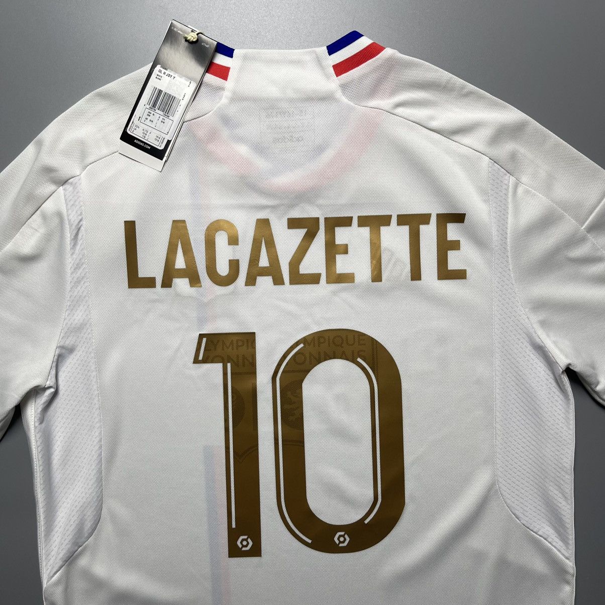 Adidas 15-16Y SIZE LYON ADIDAS 23/24 SOCCER JERSEY #10 LACAZETTE Size US XXS / EU 40 - 8 Thumbnail