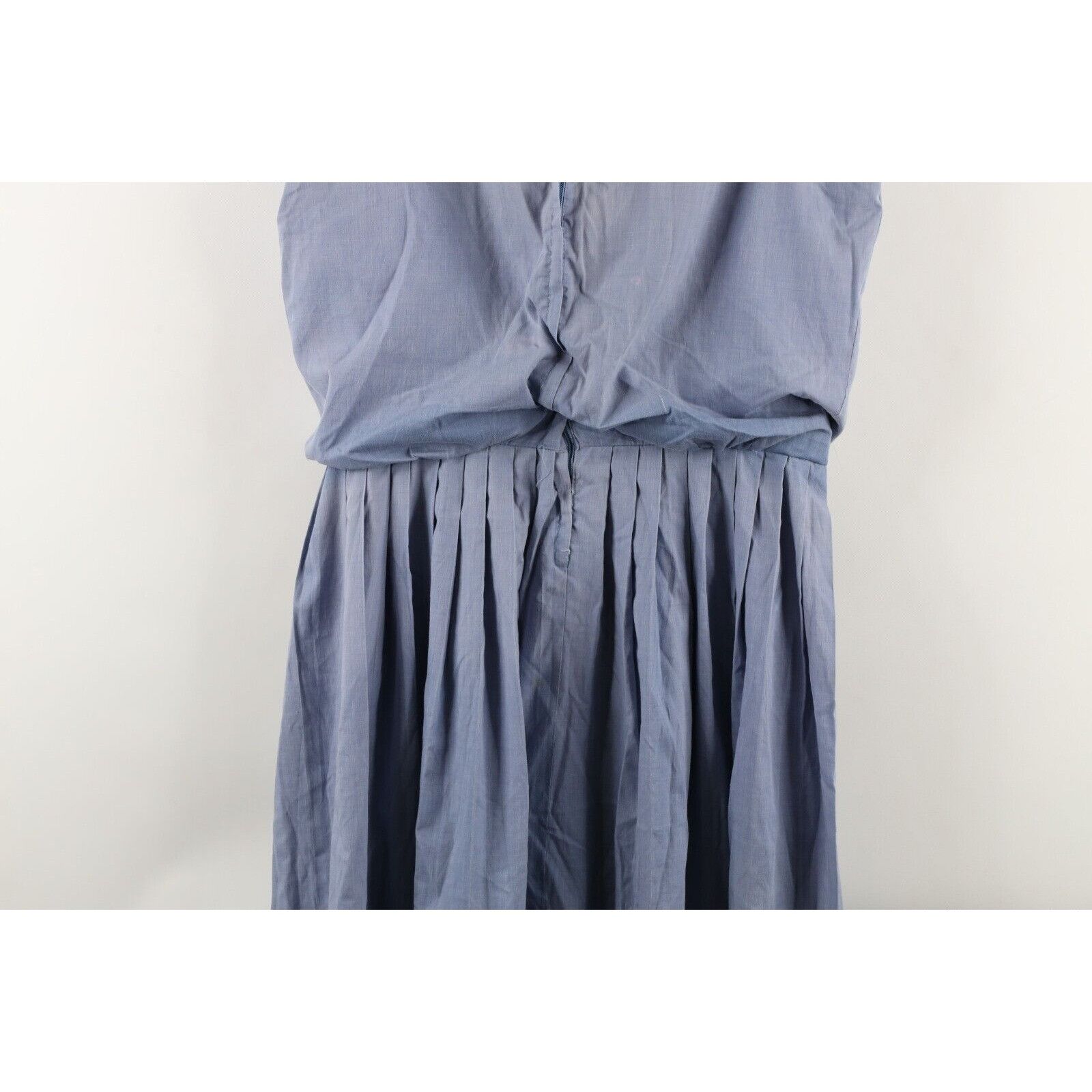 Vintage Vintage 60s 70s Distressed Sun Faded Pleated Dress Size M / US 6-8 / IT 42-44 - 18 Thumbnail