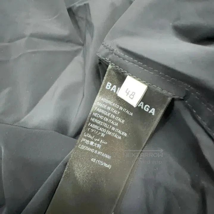 Balenciaga Balenciaga Black Hooded Zip-up Jacket. Size US L / EU 52-54 / 3 - 3 Thumbnail