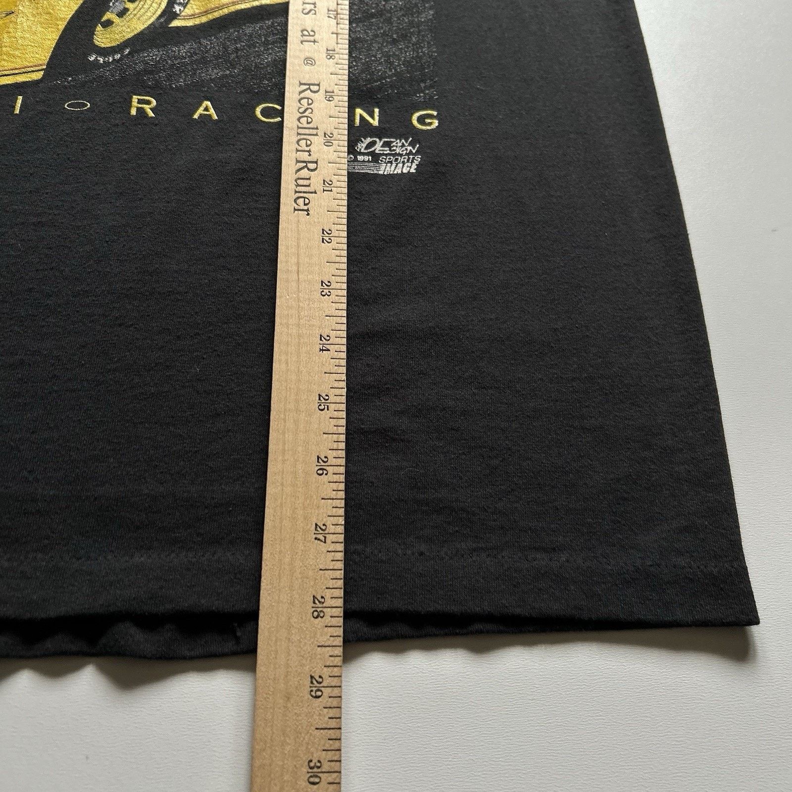 Vintage Vintage 90s Pennzoil Racing Promo T Shirt Large Faded Black Size US L / EU 52-54 / 3 - 6 Thumbnail