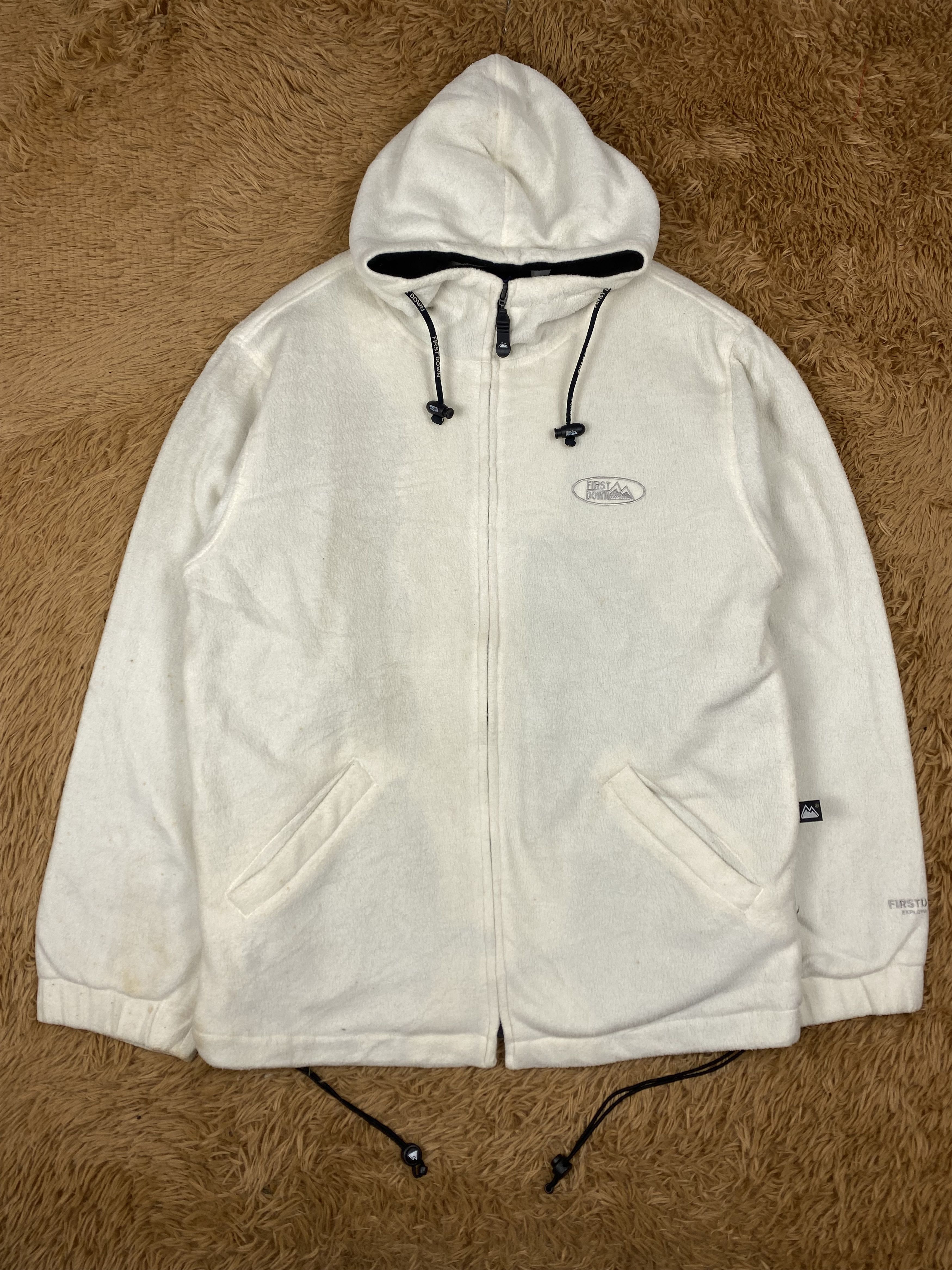 Japanese Brand Vintage First Down Light Fleece Jacket DJ0537 Size US L / EU 52-54 / 3 - 1 Thumbnail