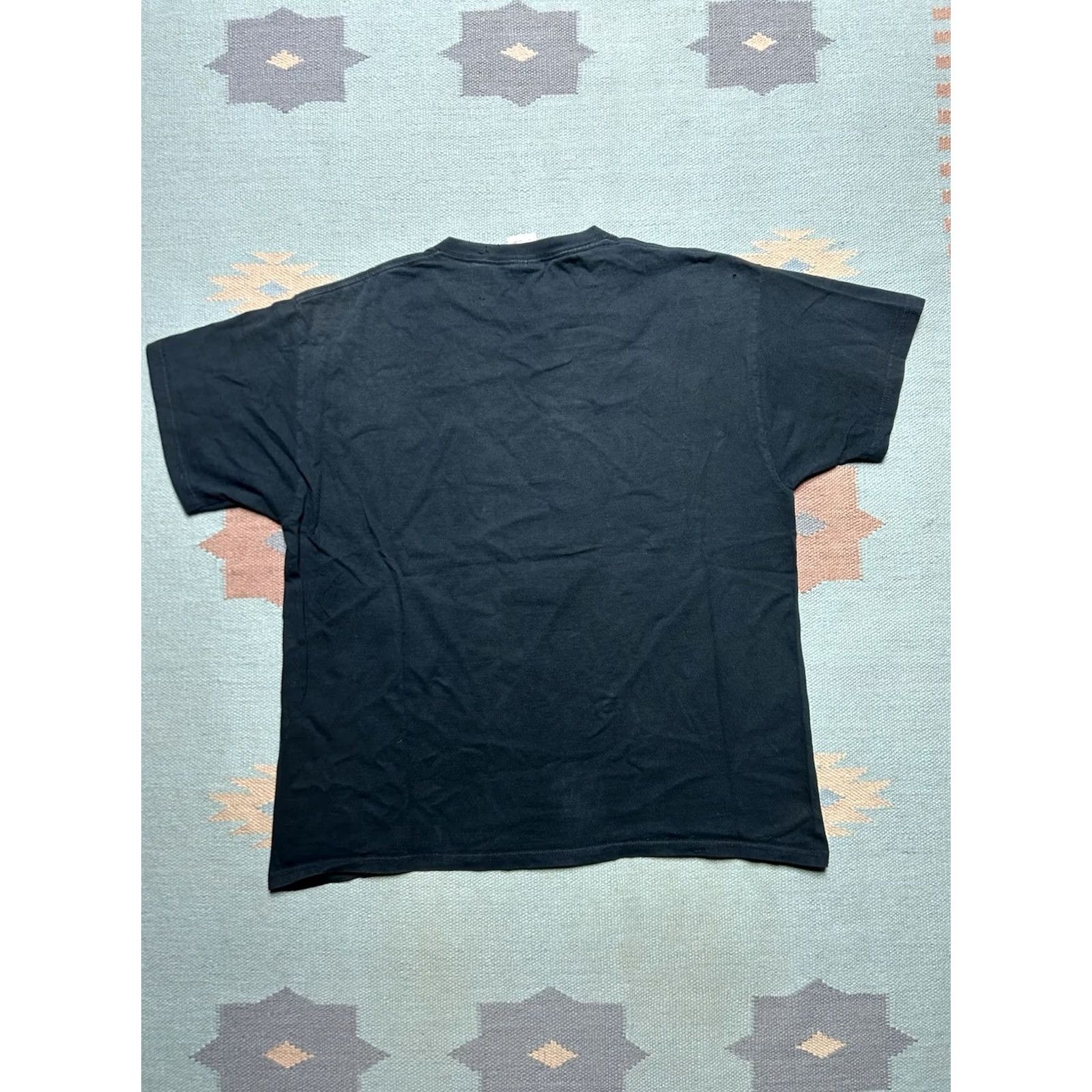Fruit Of The Loom VINTAGE Fruit of the Loom T-Shirt Dog Pitbull 3D Emblem Black Barbed Wire XL Mens Shirt Size US XL / EU 56 / 4 - 6 Thumbnail
