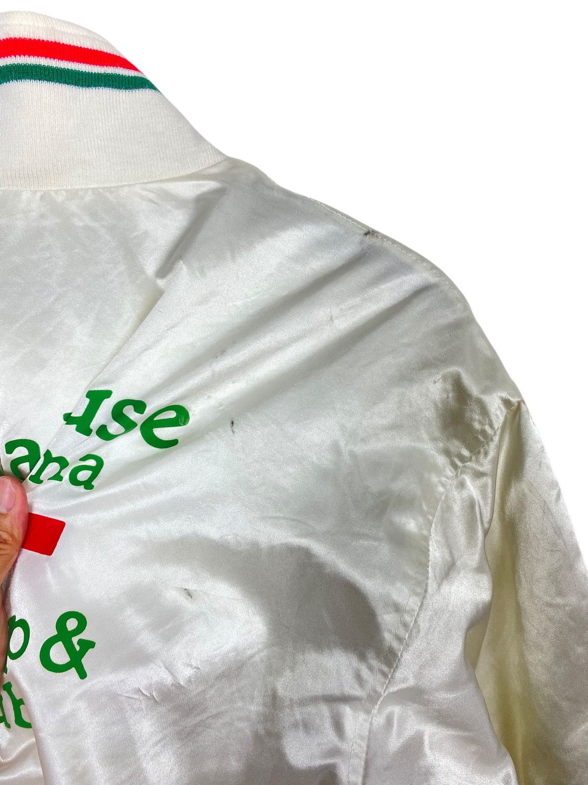 Japanese Brand Vtg Panda House Aoyama Tennis Club Satin Bomber Jacket Size US M / EU 48-50 / 2 - 12 Thumbnail