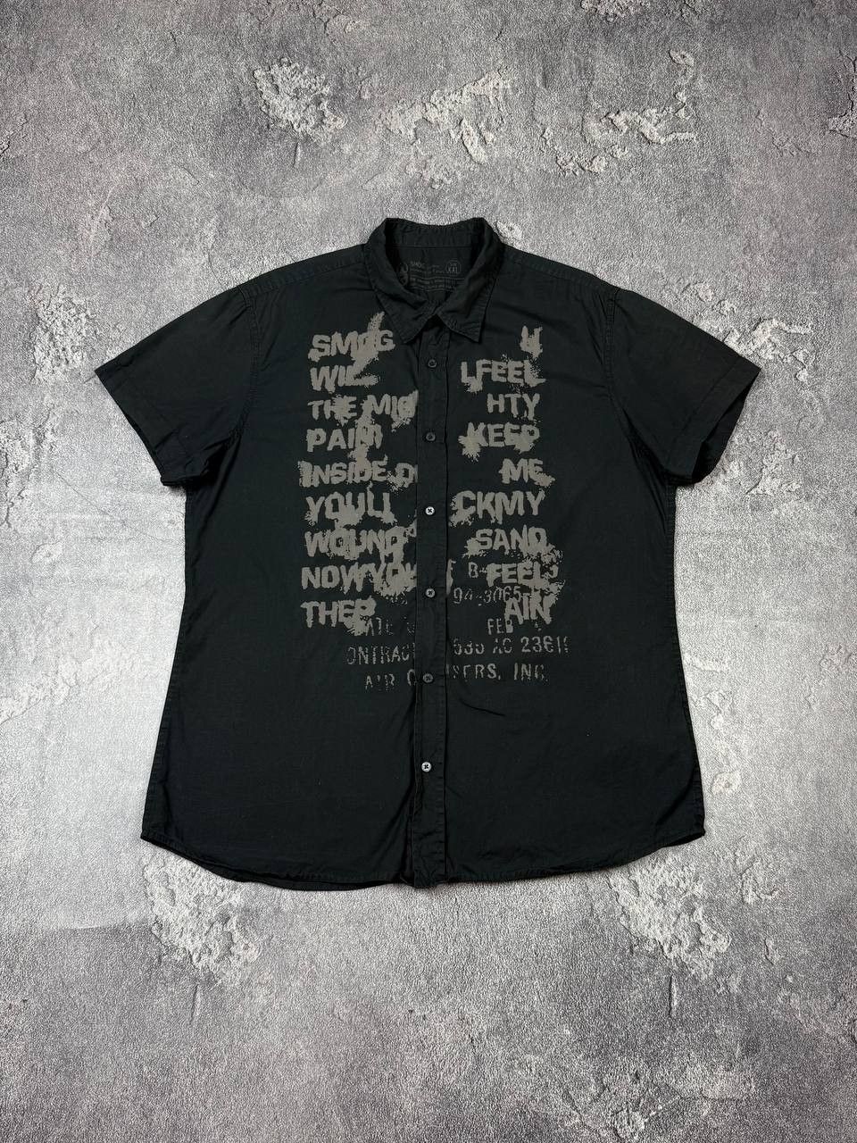 If Six Was Nine Y2K Gothic Graphic Print Shirt 2000s Alt Streetwear Size US XXL / EU 58 / 5 - 2 Thumbnail